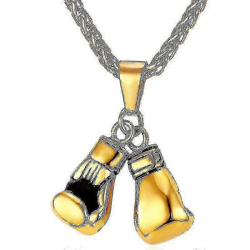 925 Silve Boxing Luva Pingente Colar - 22 polegadas-yvan