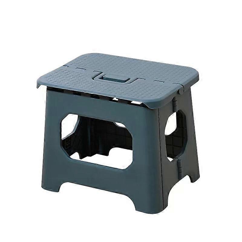 Portable Plastic Folding Stool for Kids Folding Step Stool(Light Green Cadmium)