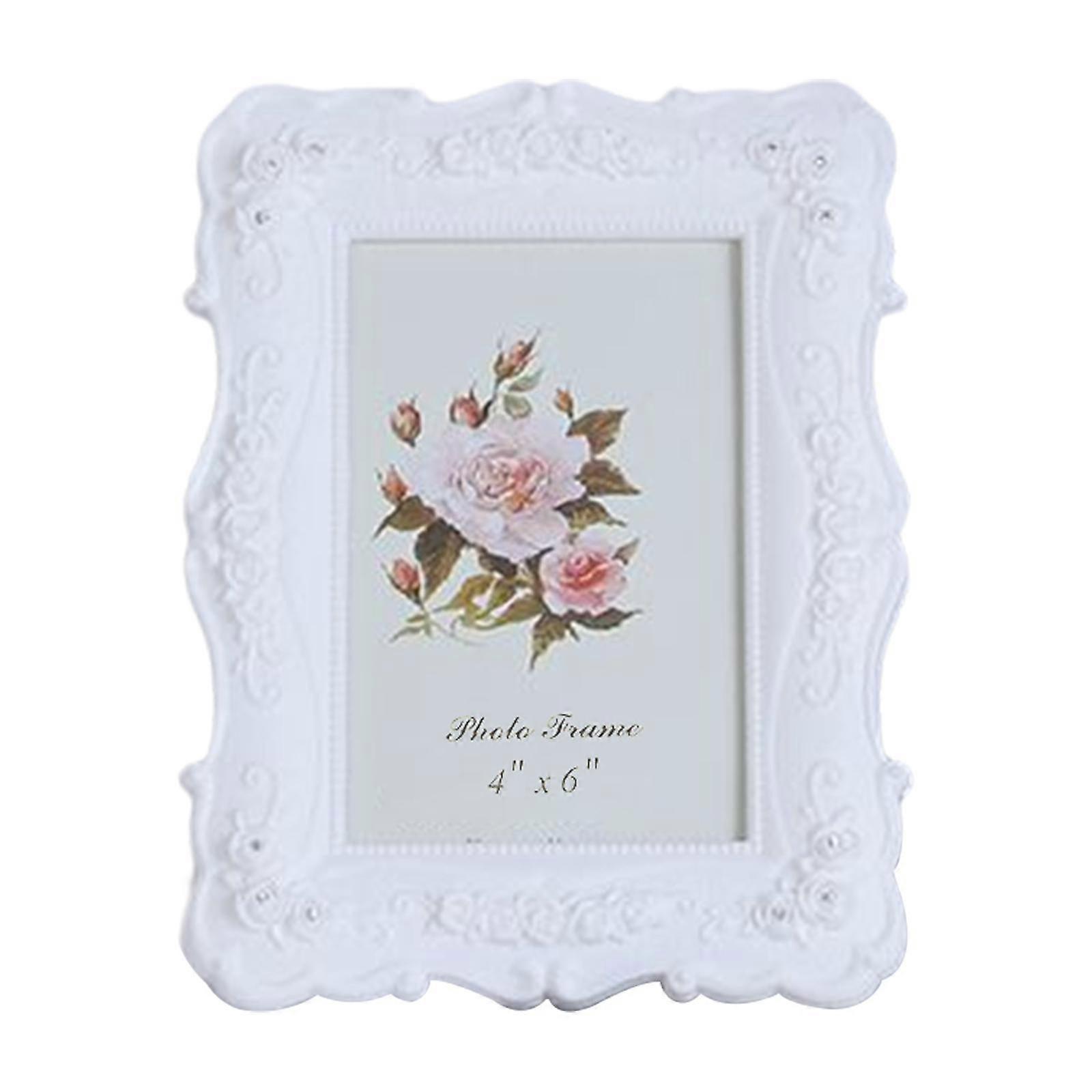 Modern Rose Photo Frames Display Resin for Tabletop Bedroom Wedding Home