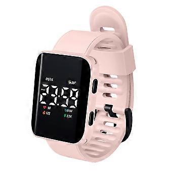 Casual Digitale Sporthorloges LED Digitale Display Grote Vierkante Wijzerplaat Ergonomisch Ontwerp Siliconen Wristba
