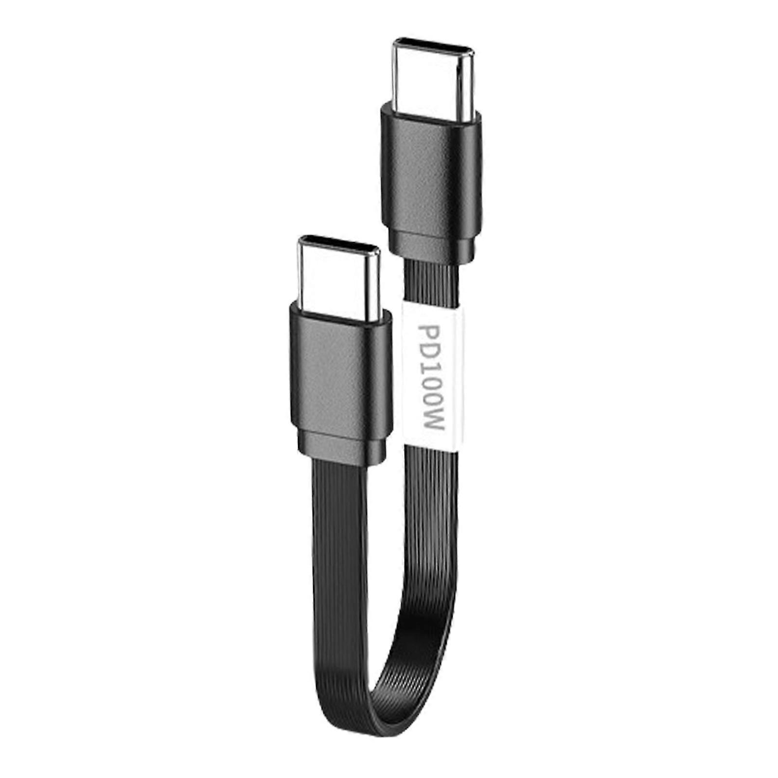 100W USB C to USB C Fast Charging Cable,  PD100W 480Mbps Data Sync for Electronics Charging Cord