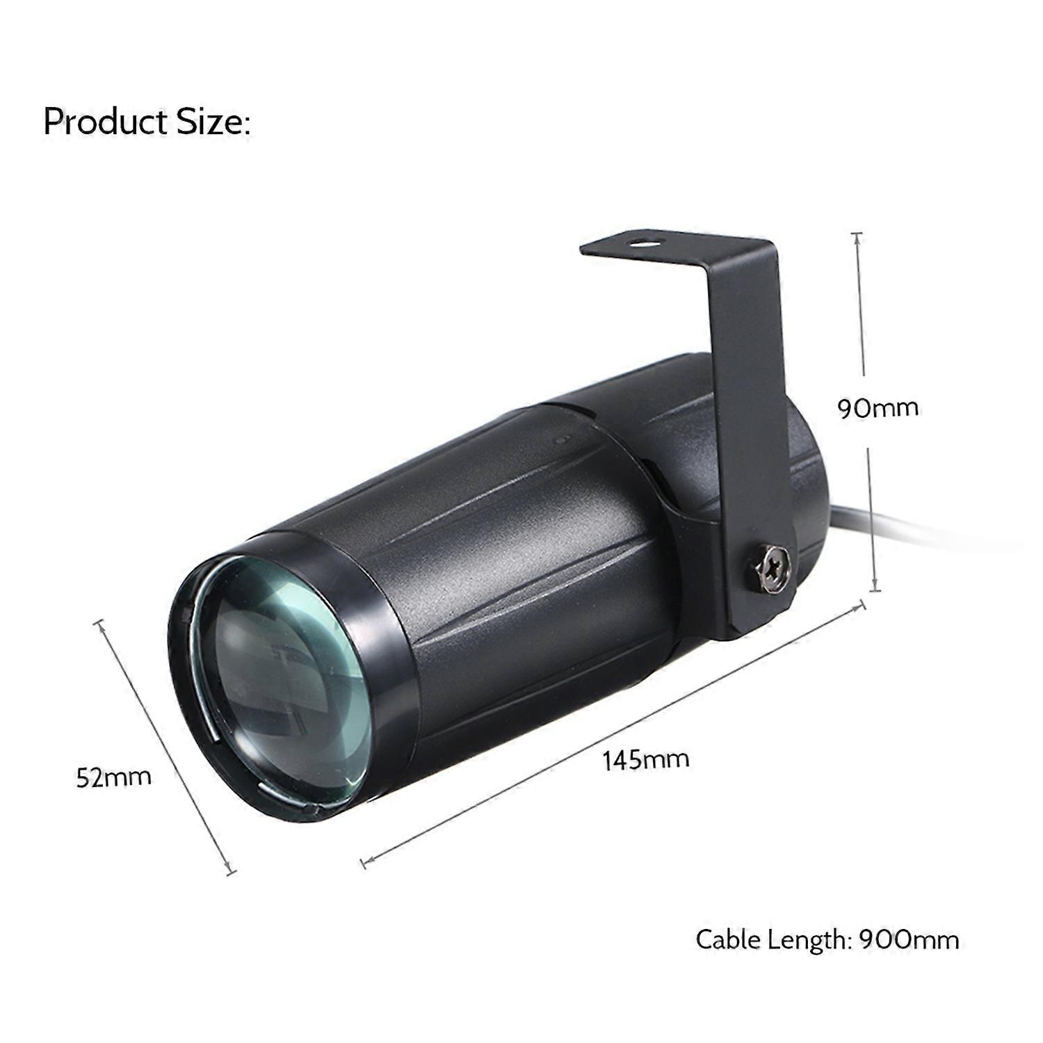 AC90-240V 6W LED Mini Beam Spot Stage Light Lighting Fixture for Party Home Decoration Bar Club Pub 