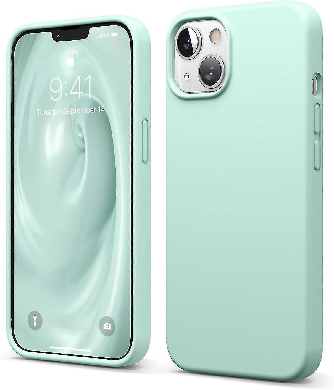 way Bebetter elago Compatible with 13 Case, Liquid Silicone Case, Full Body Screen Camera Protective Cover, Shockproof, Slim Phone Case, Anti-Scrat_Sp