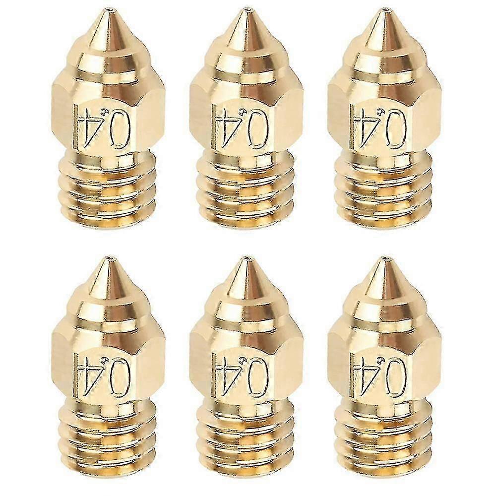 6 Pcs 3d Printers Accessories 3d Printer Thread Prints Nozzles 3d Printer Parts 3d Printer Nozzle