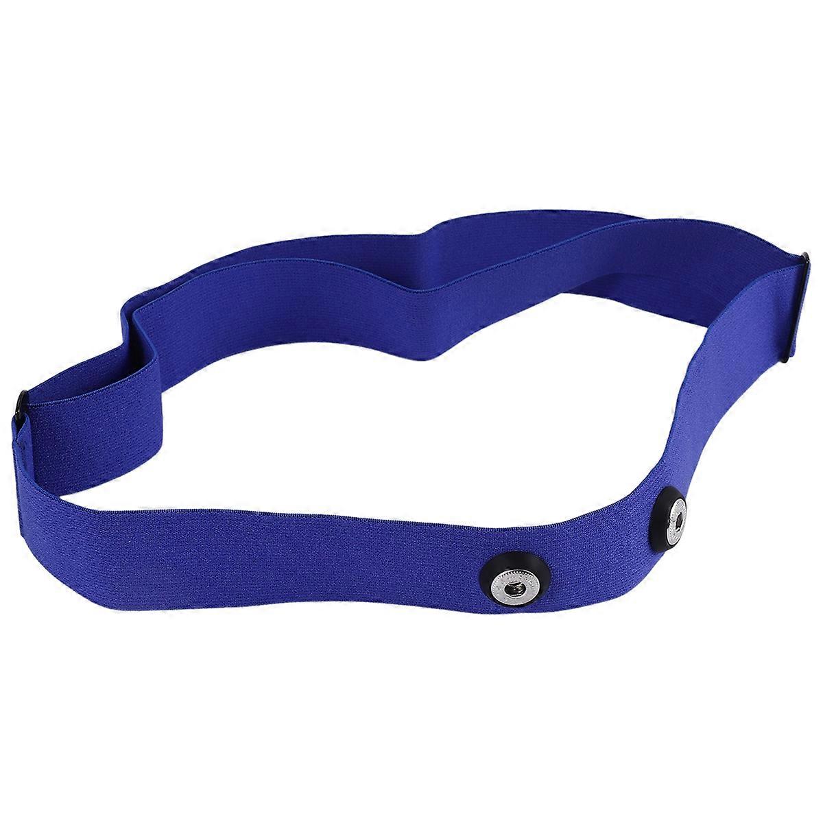 Heart Rate Belt Chest Strap for Mount Heart Rate Sensor Monitor Elastic Soft Strap Band Blue