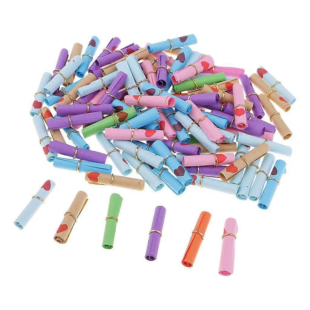 100 * Multicolor Wish Scrolls for Favor