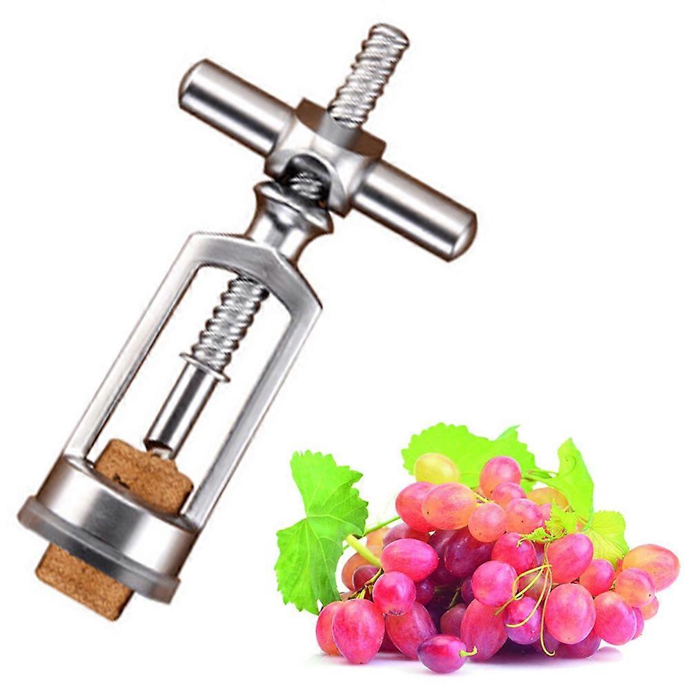 Creative screw bottle opener, cross bottle opener, wine bottle opener, labor-saving and convenient