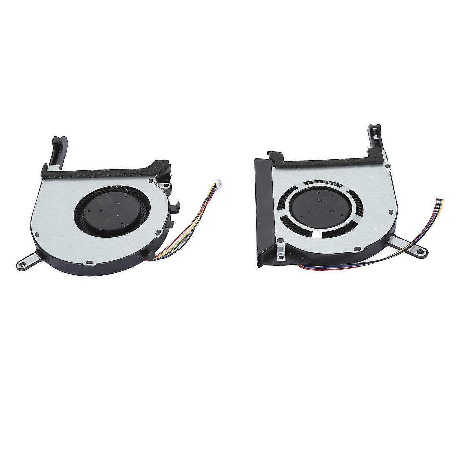 2pcs Laptop CPU GPU Cooling Fan 4 Pin Silent Efficient Replacement Laptop Cooling Fan for TUF Gaming A15 FA506 IV FA506I Walkbee 3003 B