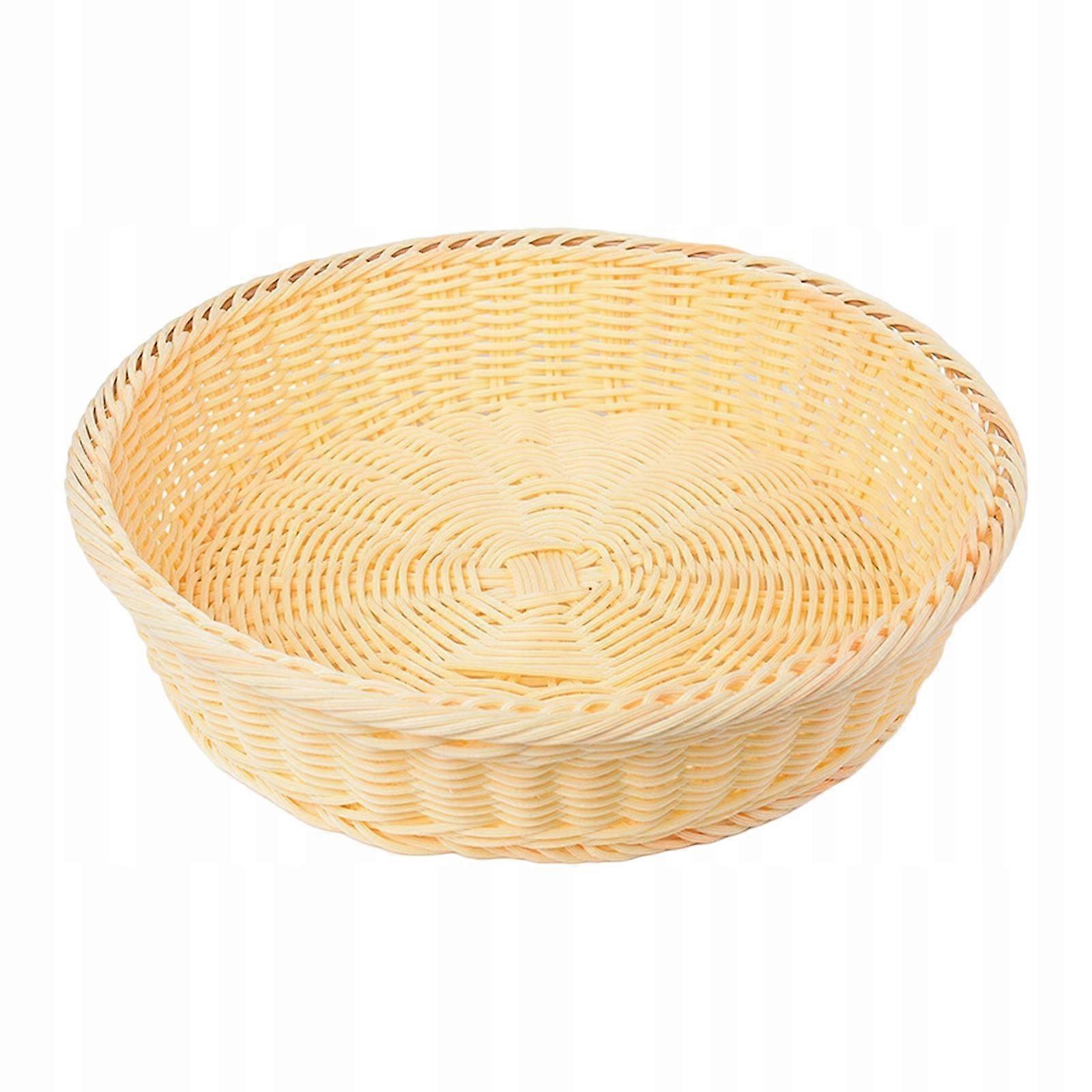 Wicker Basket For Wicker Bread With Fruit