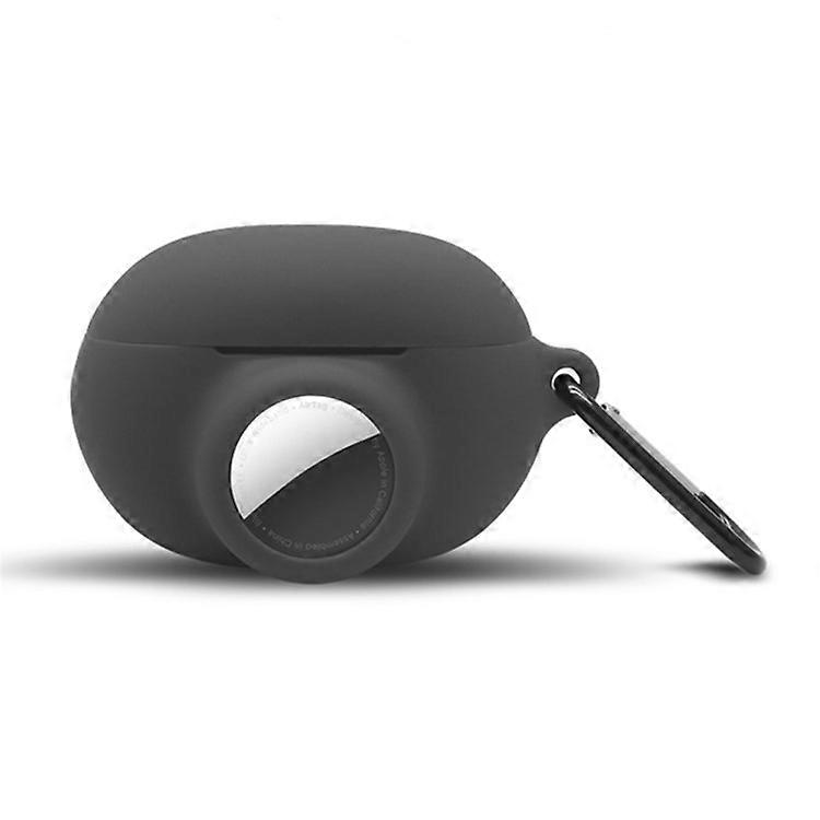 Compatible For Beats Studio Buds + AirTag 2 in 1 Protective Case Cover Portable Earbuds Soft Silicone Protector with Keychain