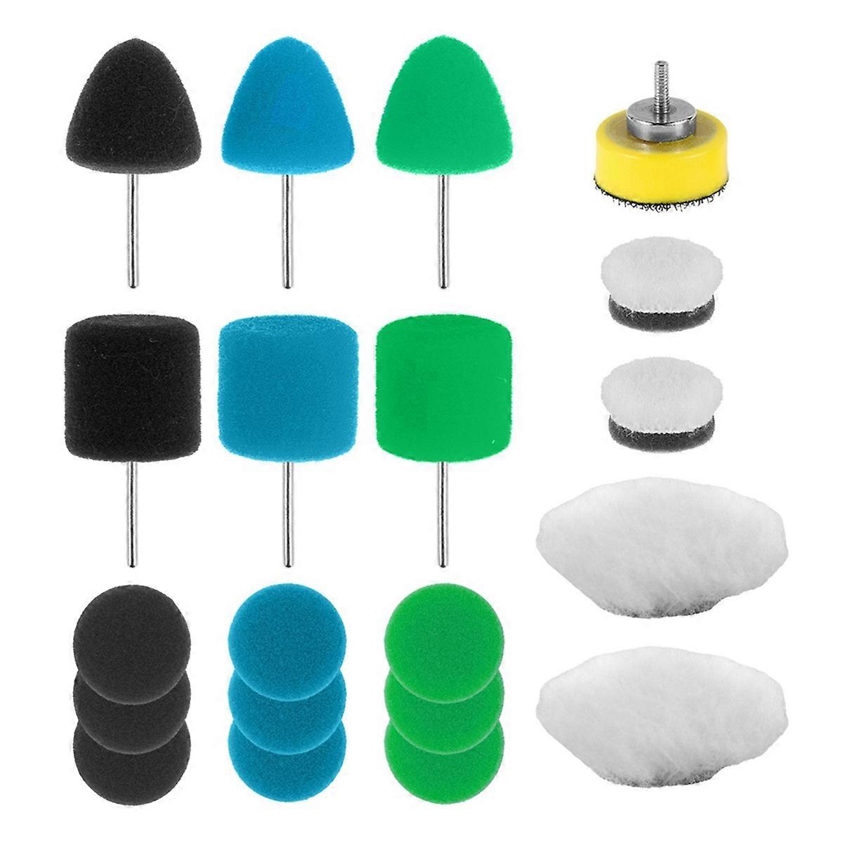 20Pcs Mini Buffing Polishing Pads, Car Small Area Polishing Pads