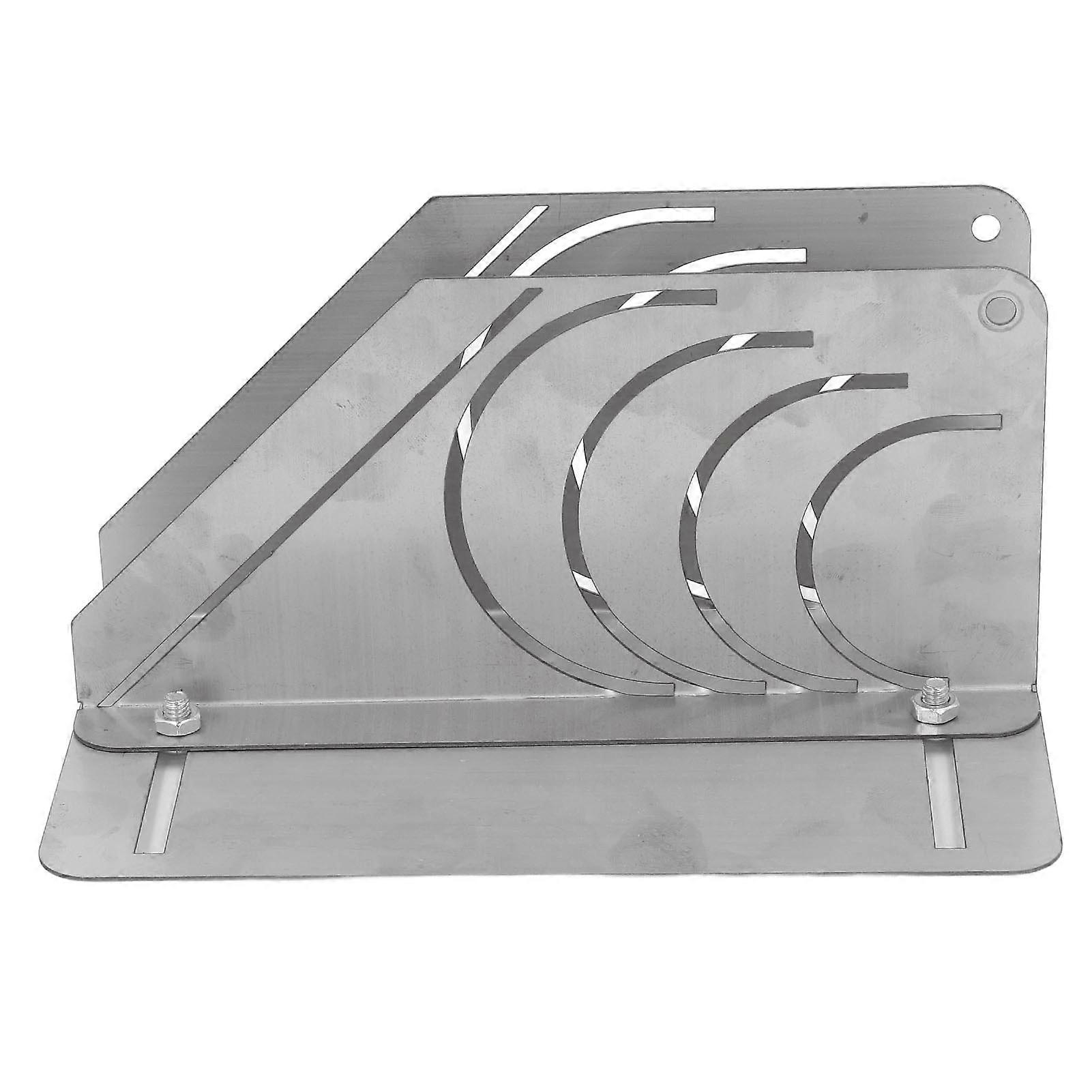 Insulation Pipe Cutting Ruler 45 Degree Rubber Foam Pipe Arc Cutter Guide Template for 20-50mm Diameter