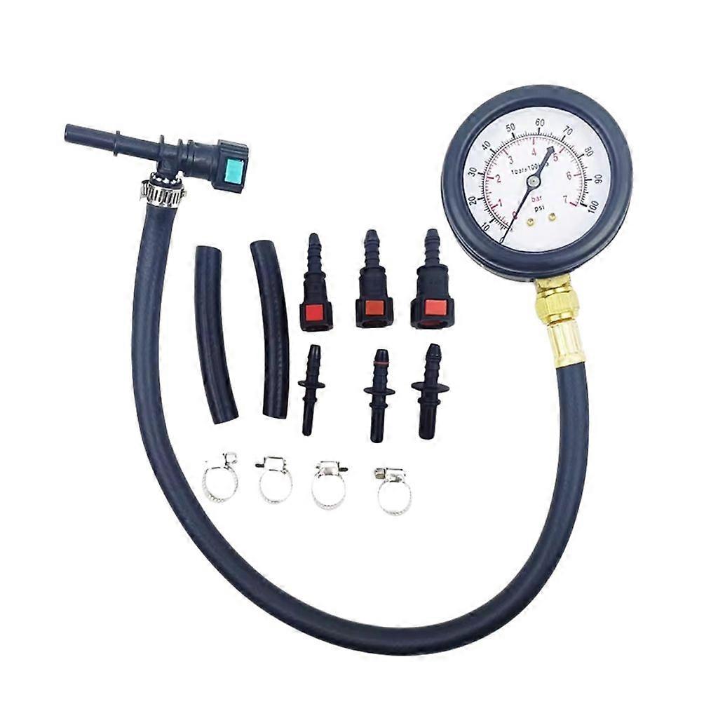 Comprehensive Gas Pump Pressure Testing Gauge With Clear Display for Motorcycle