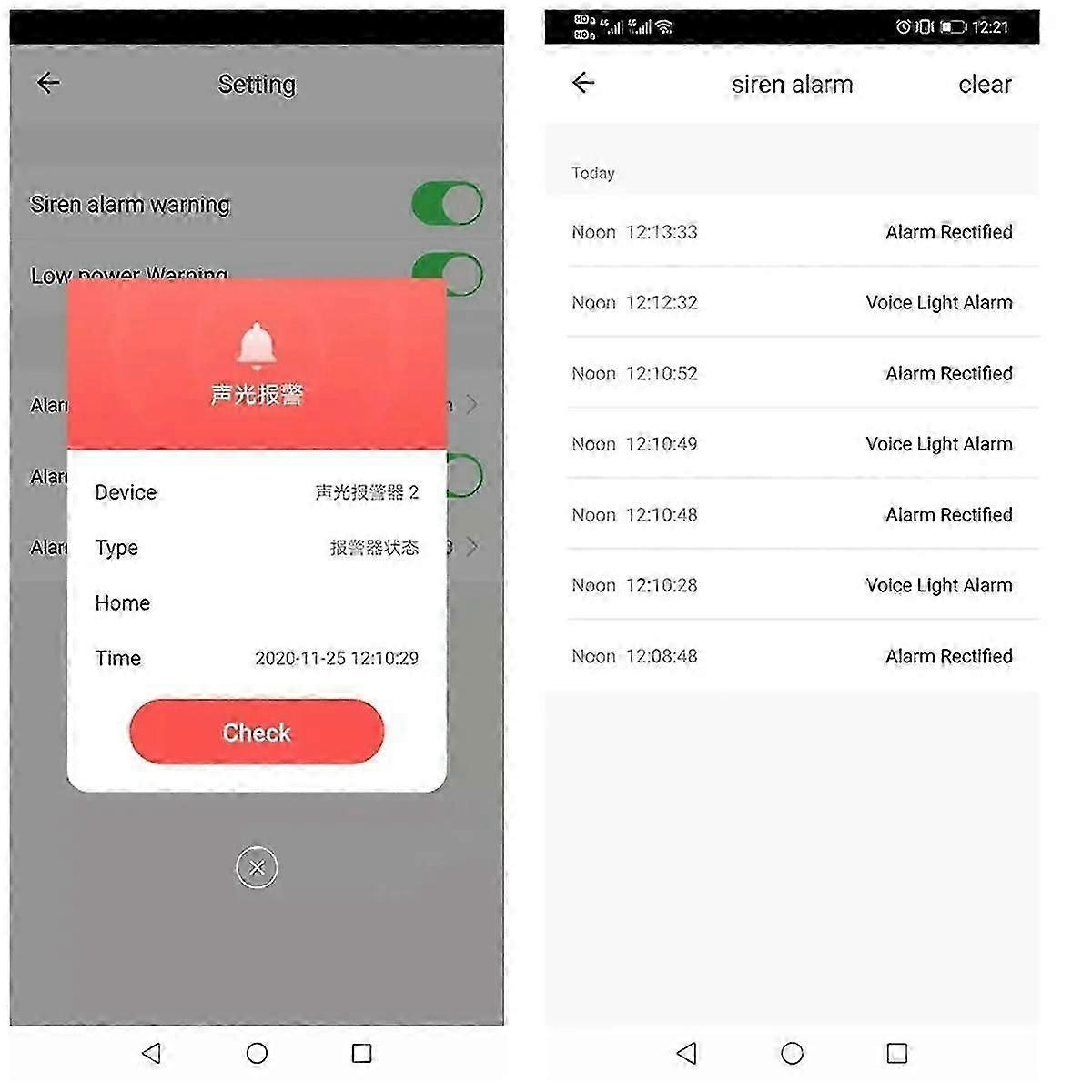 Tuya Smart Zigbee Siren Wireless Audible and Visible Alarm 100dB AntiTamper AC Power Work Volume Adjustment US Plug