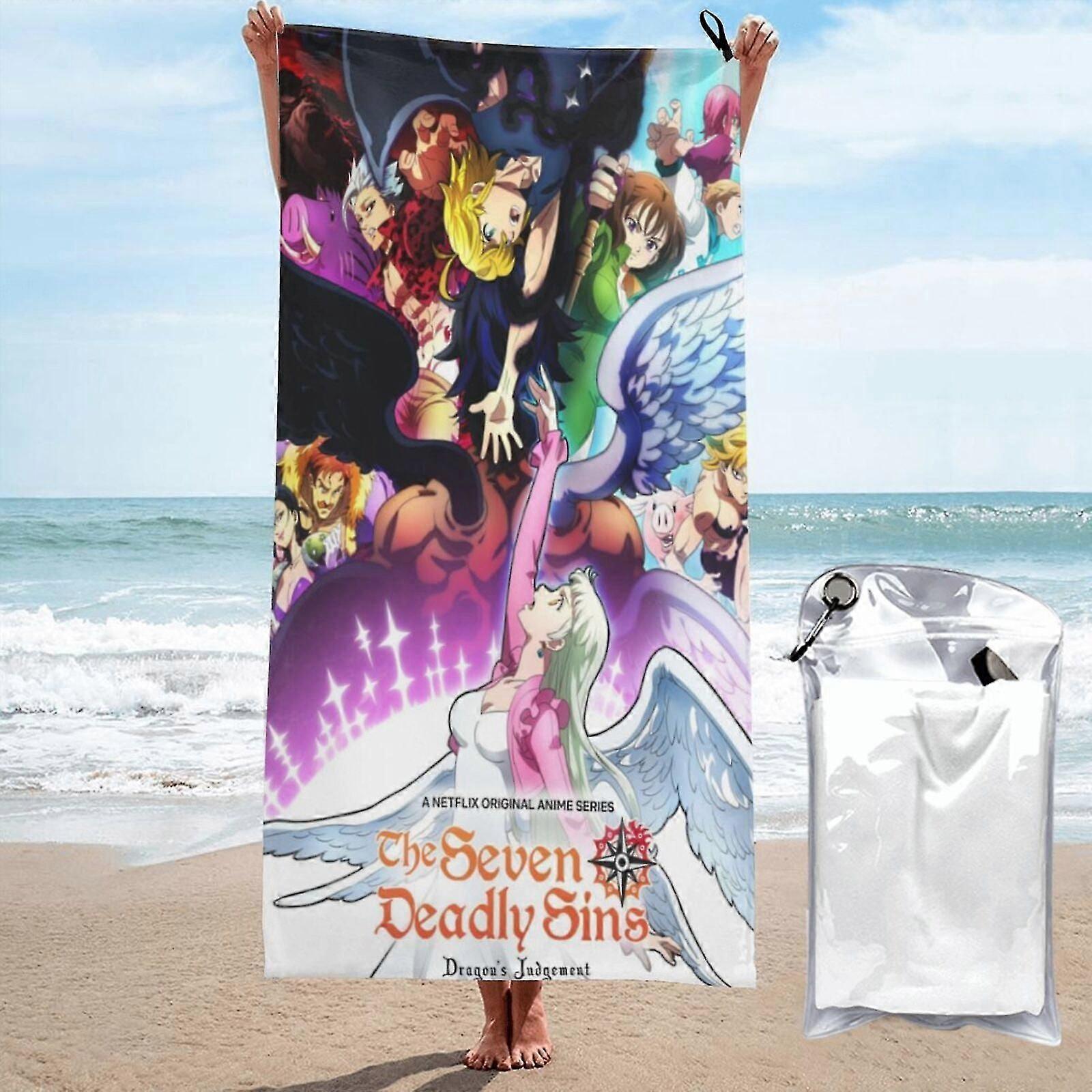 High School DxD Microfiber Lightweight Beach Towel Quick Dry Absorbent #TaWS