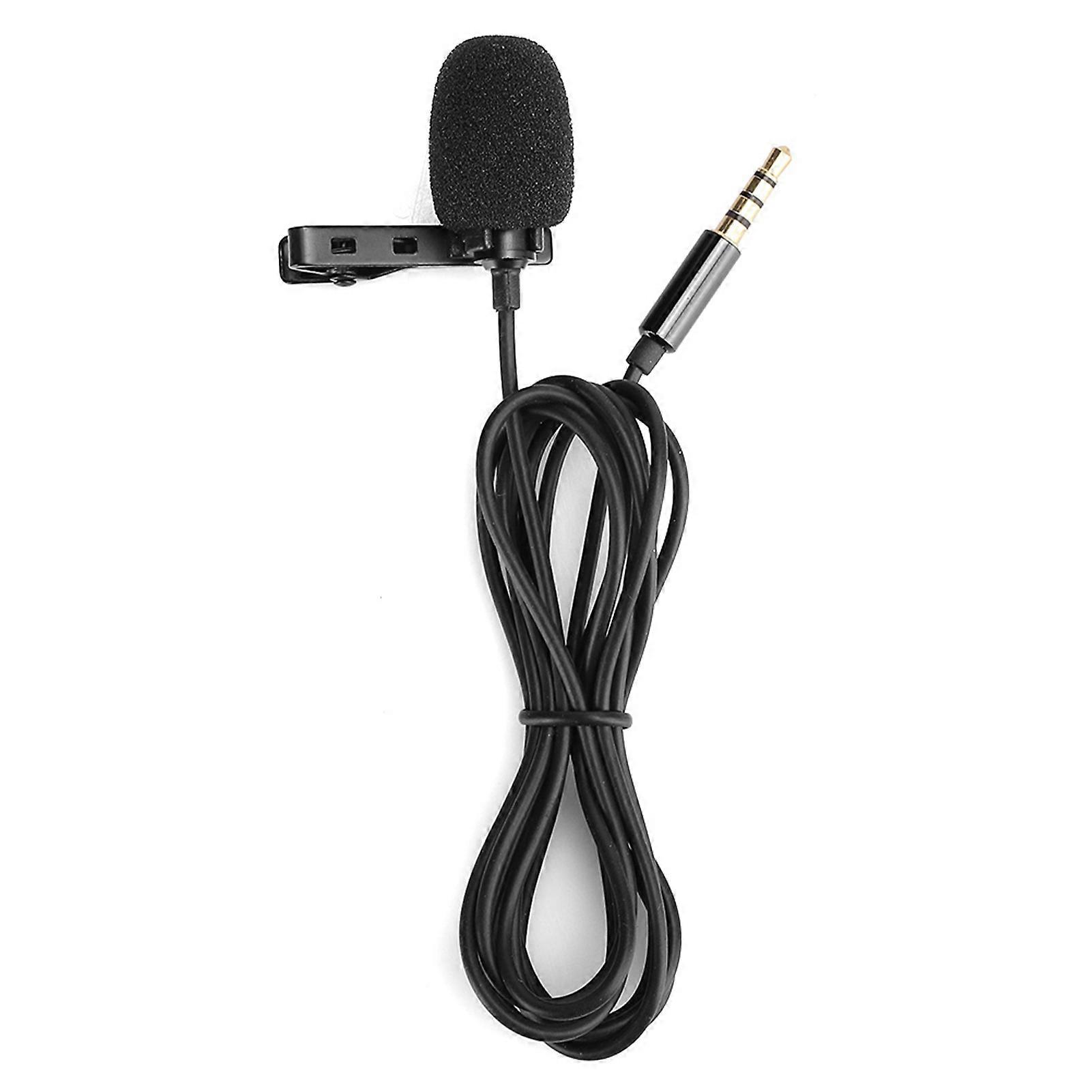 Mini Tie-Clip Microphone for Clear Mobile Recording - Hands-Free, Noise-Reducing Design