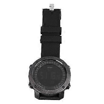 DTCY Sports Watch Waterproof Multifunctional PU Strap LED Light Large Screen Display Stopwatch Alarm Digital Watch for Mountaineering