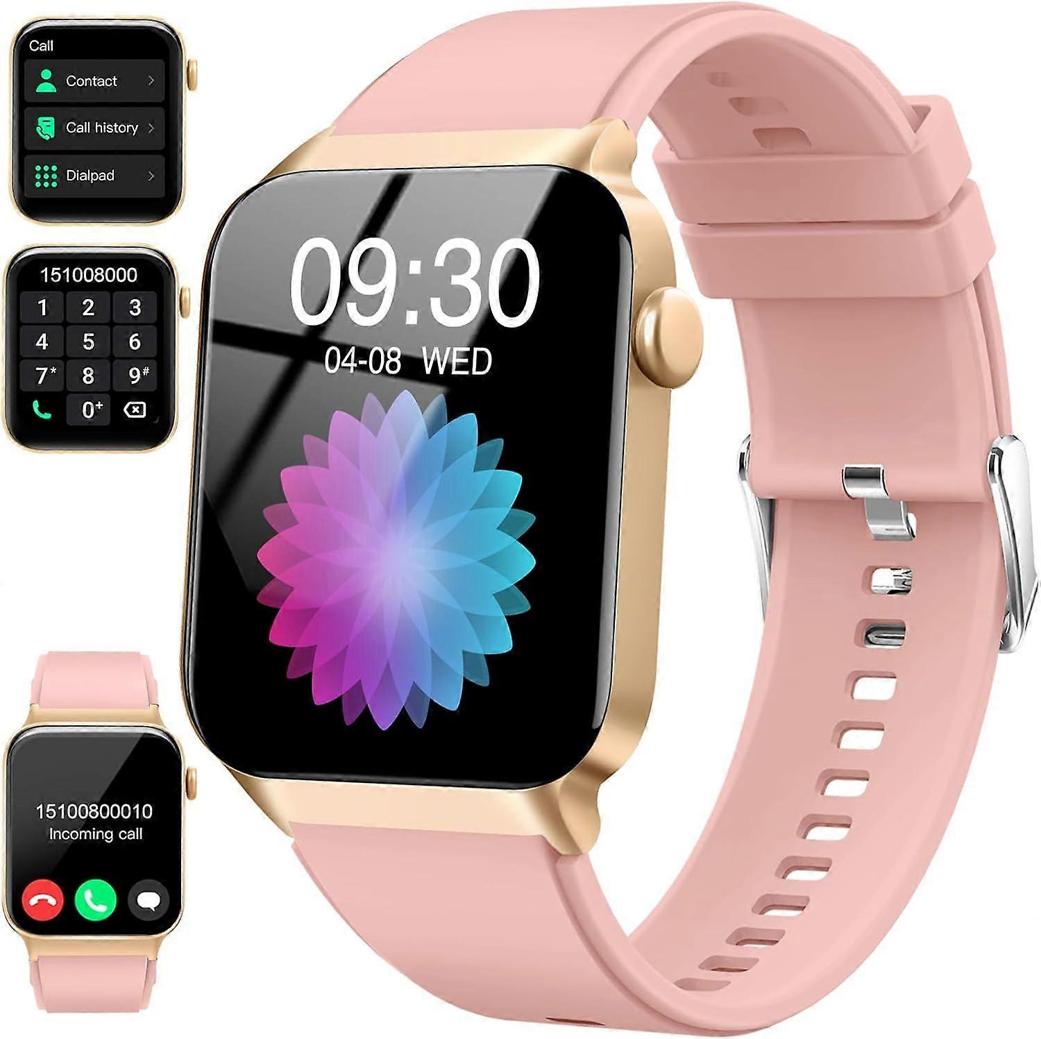 Smart Watch 1.85' Smartwatch (Answer/Make Call), IP68 Waterproof Fitness Tracker, 100+ Sport Modes, Heart Rate and Sleep Monitor, Pedometer, Smartwatc