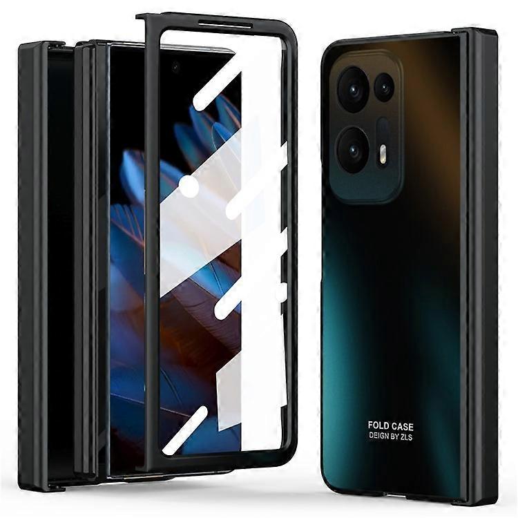 Hard PC Phone Case Compatible For Oppo Find N2 5G Shockproof Phone Shell with Screen Protector