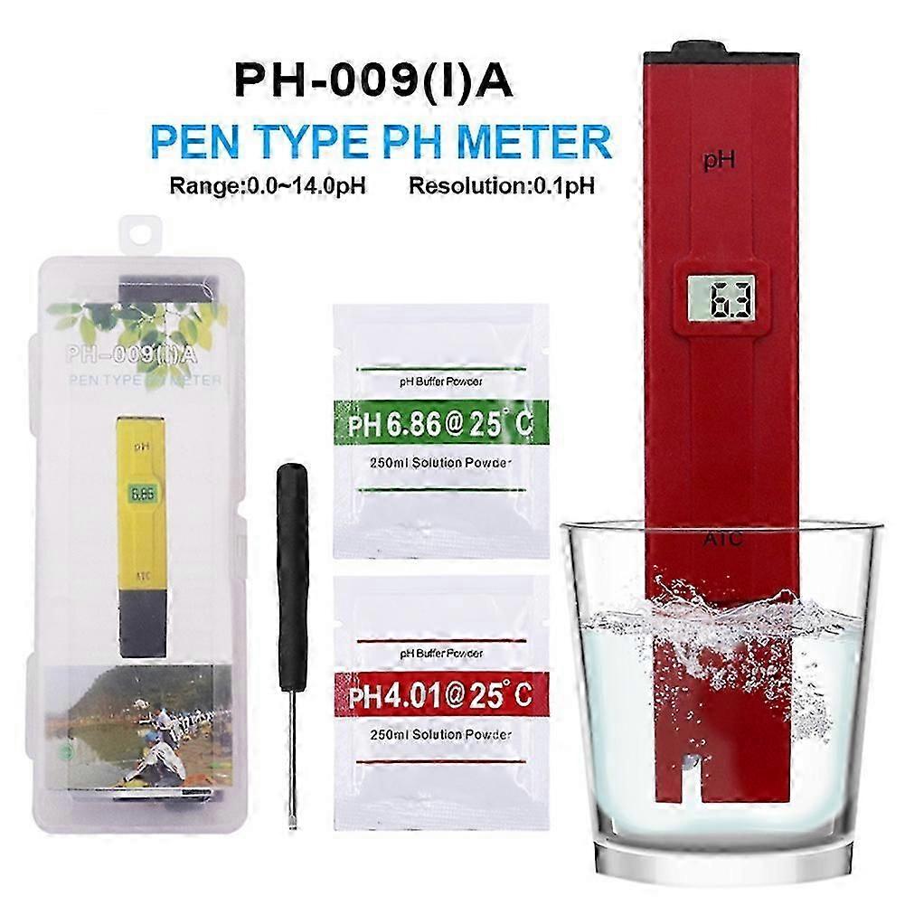 High-precision Backlight PH Meter Pen Pool Water Quality Test Tool with ATC Mengxi