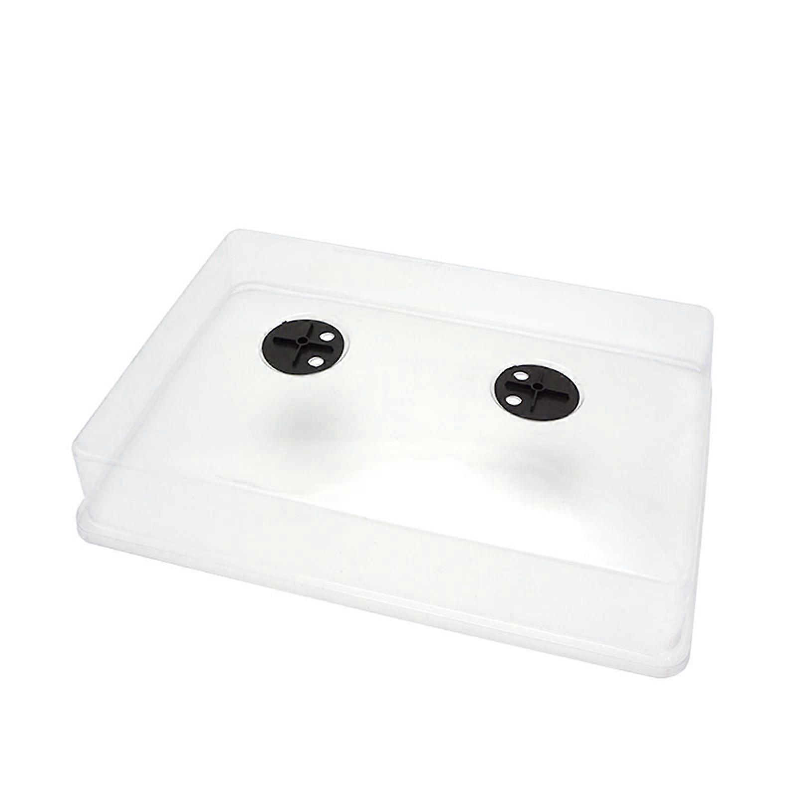 Transparent Humidity Dome Tall  Flat Trays Cover Seed Cloning Kit