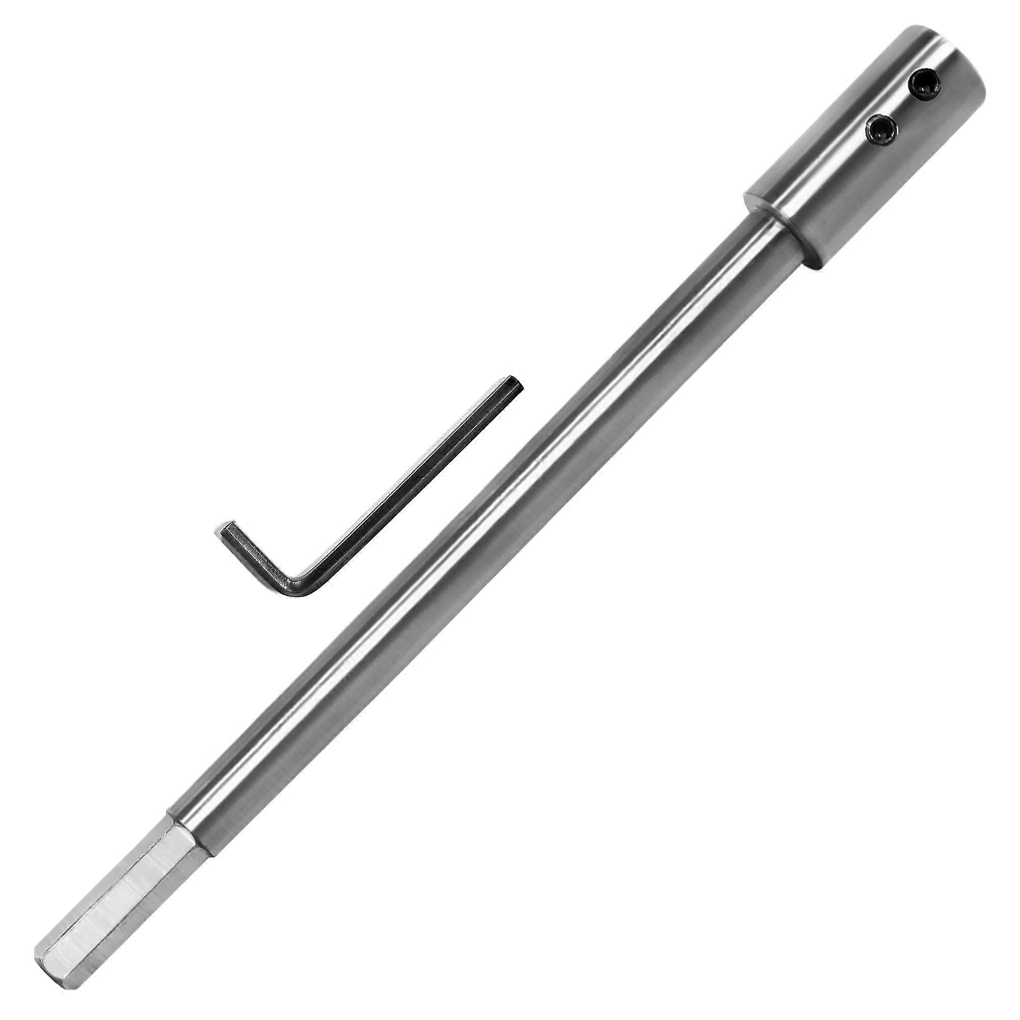 10 Inch Extra Long Forstner Bit Extension for Adding Over 83/4 inches Drilling of Depth to Your 3/8' Round or Hex Shafts Forstner Bit