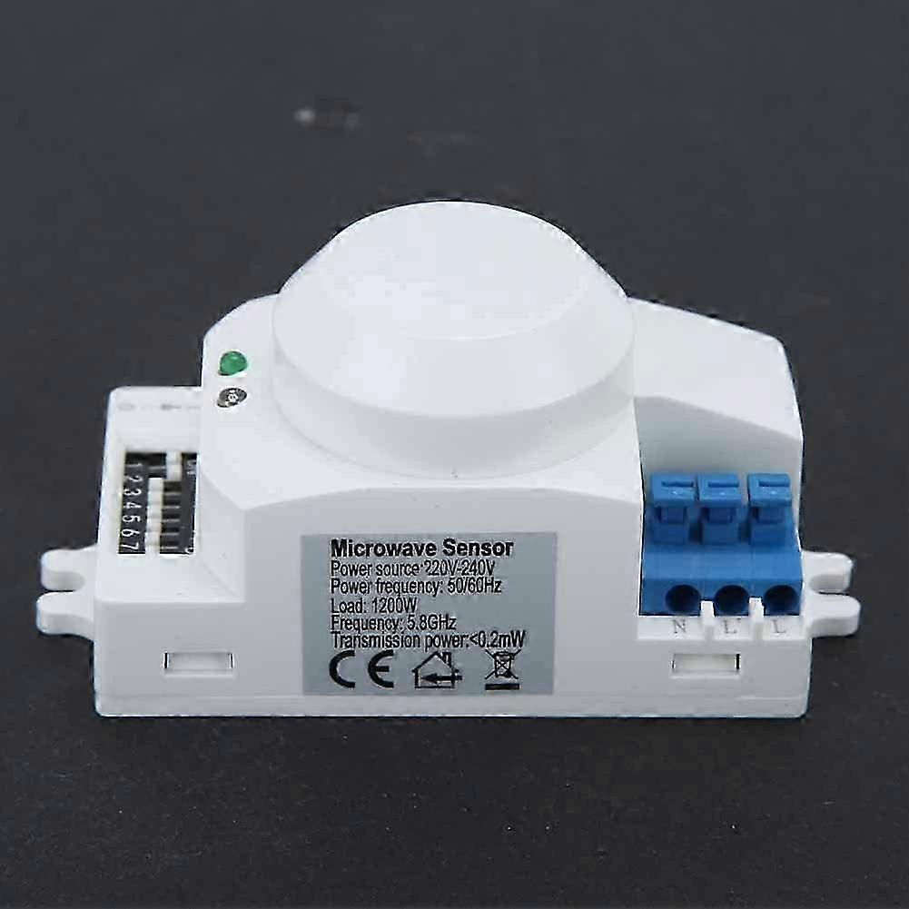 360 Degree Microwave Sensor Switch,Based Intelligent Motion Detector Radar Light Switch (220V-240V)