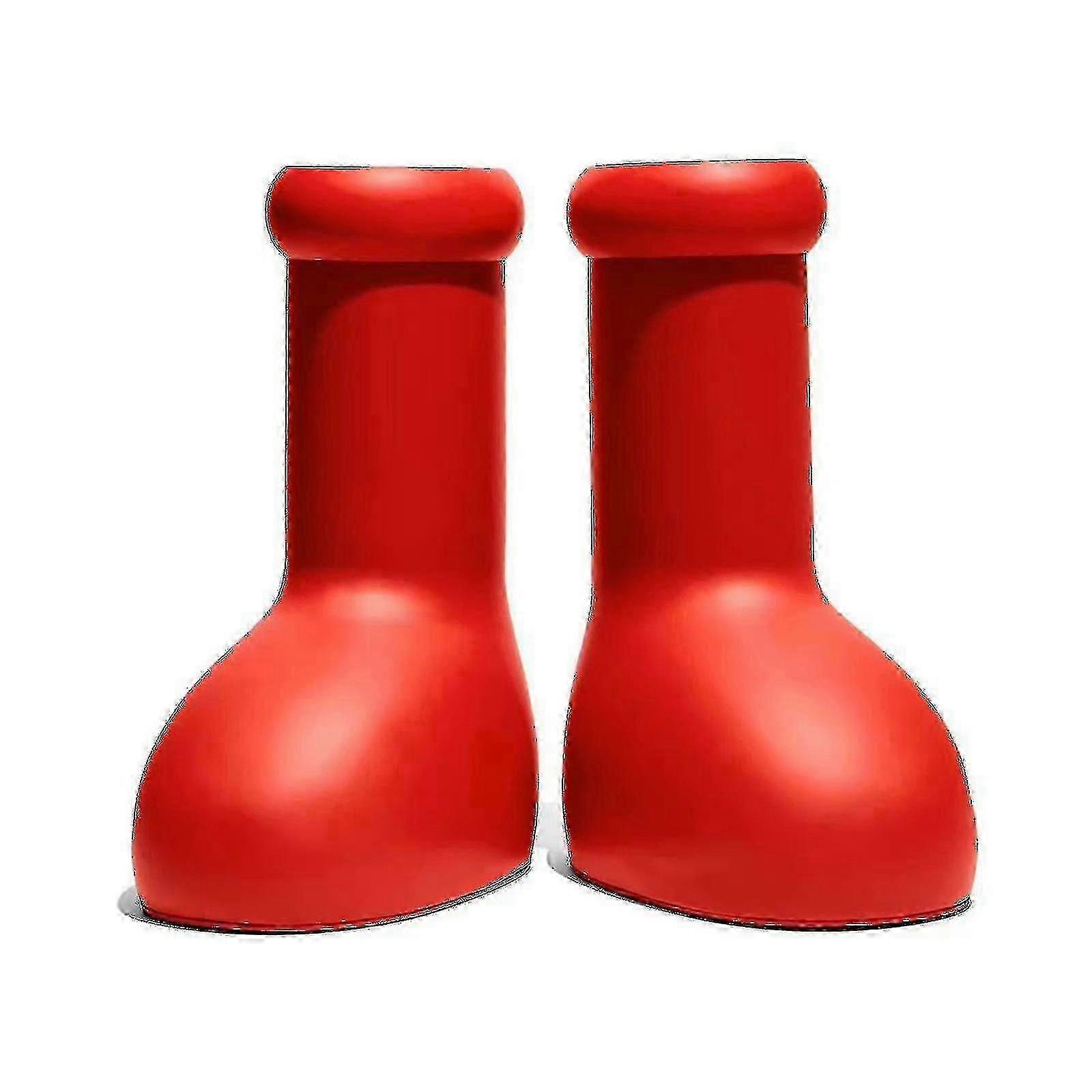 Big Red Boots Creative Red Fashion Rain Boots