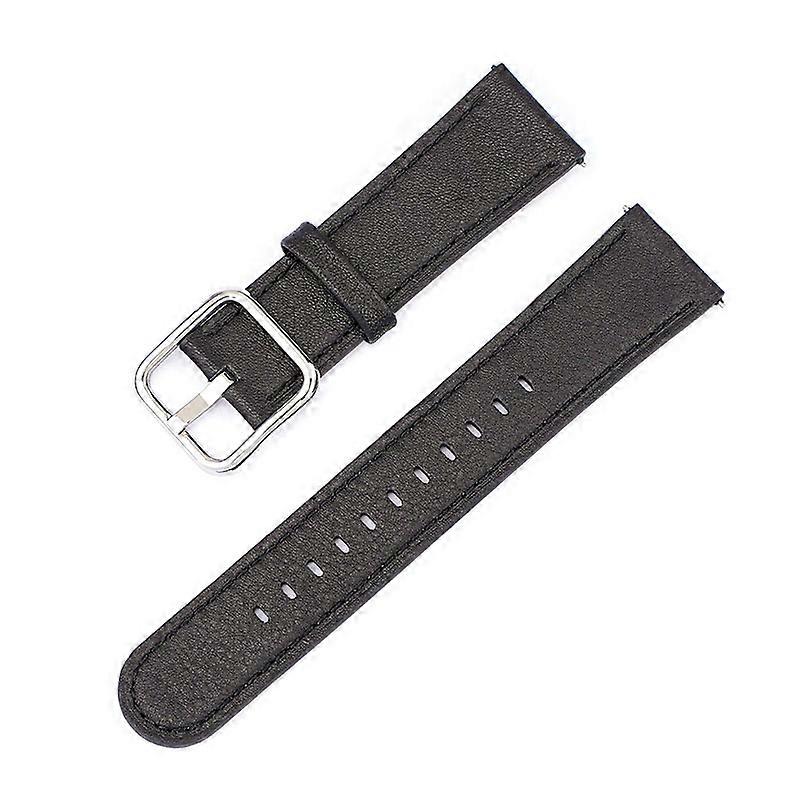 Leather Watch Strap For Swatch Omega Planet Joint 20MM
