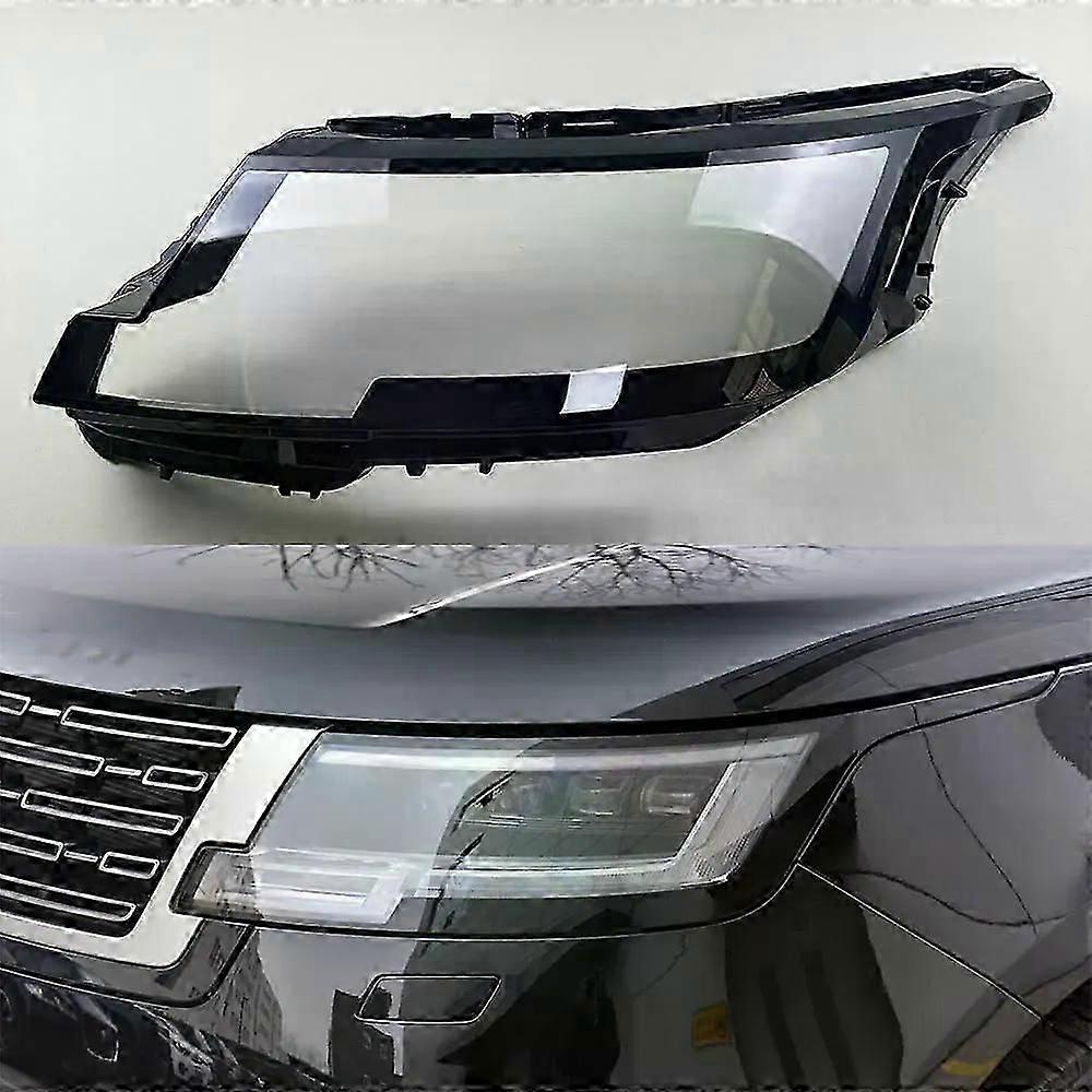 For Land Rover Range Rover 2023 2024 2025 Front Headlight Cover Transparent Lampcover Pc Lampshade Anti Cracking Lens Shell