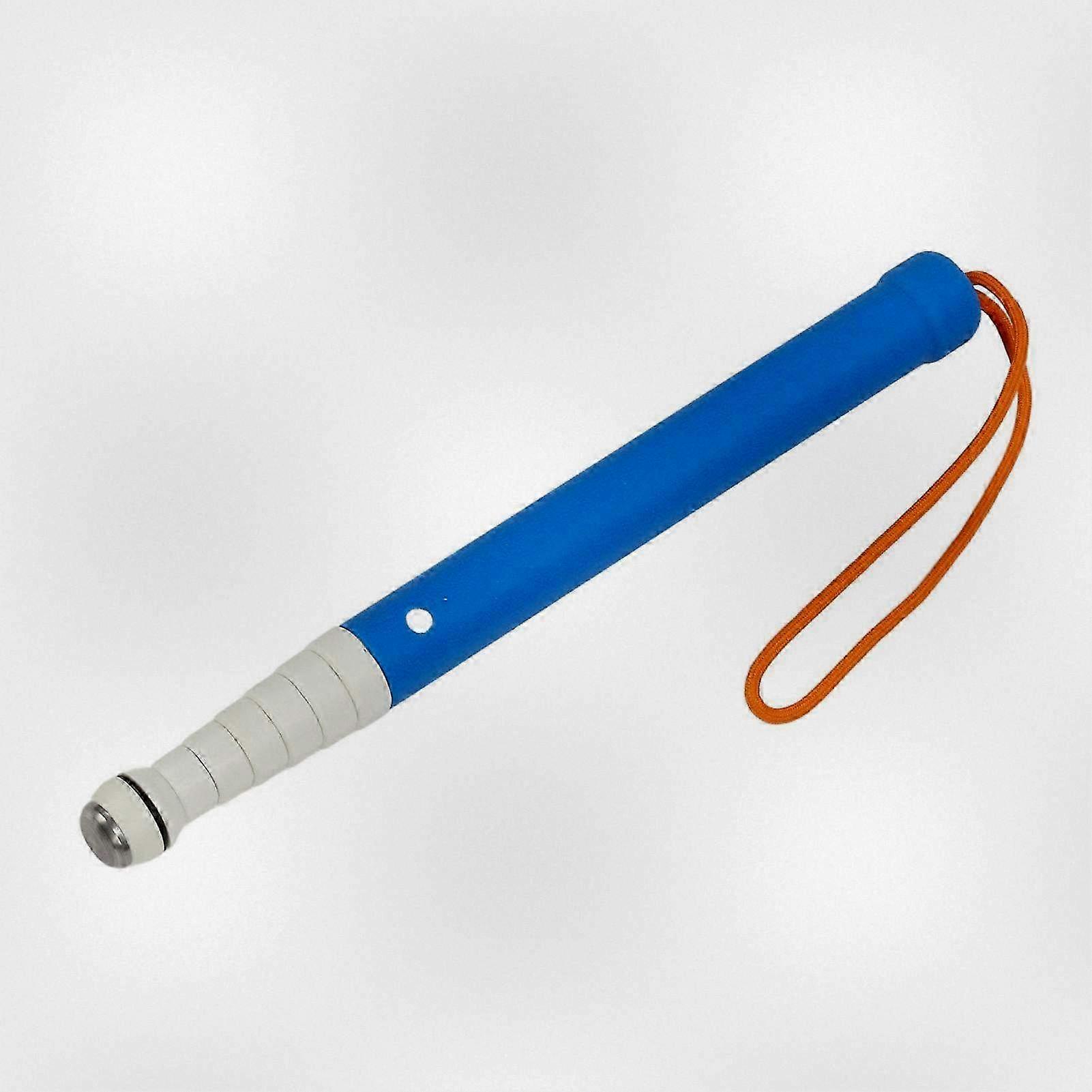 Titanium Alloy Reflective Folding Cane for Seniors with Vision Impairment - Lightweight Sturdy Easy Grip Walking Aid