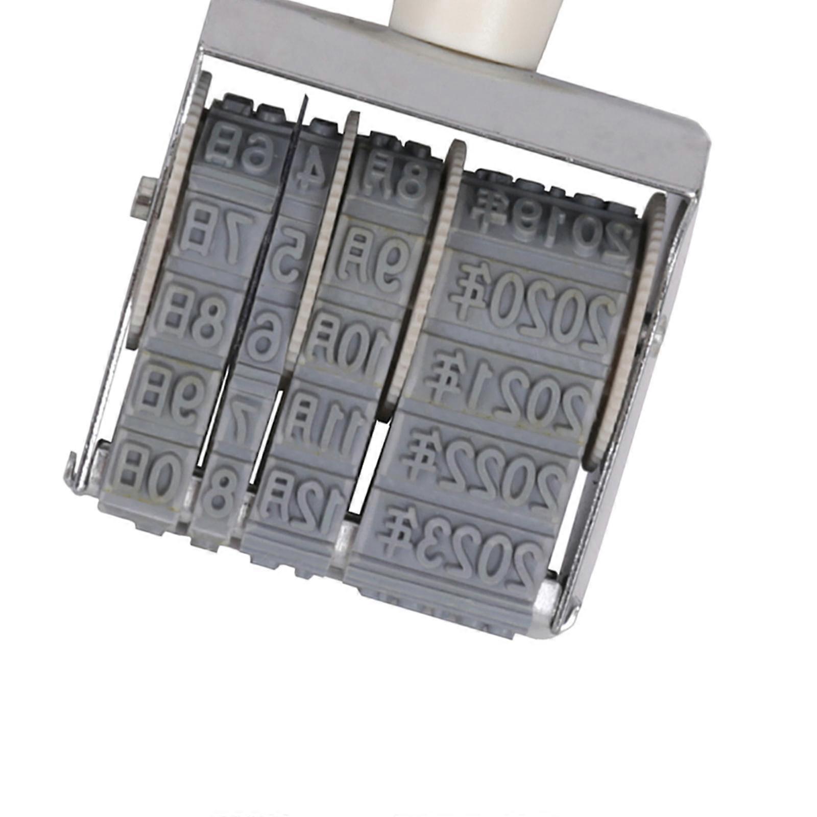 8 digits Roller Stamp Multifunctional Creative Calendar Time for Stationery