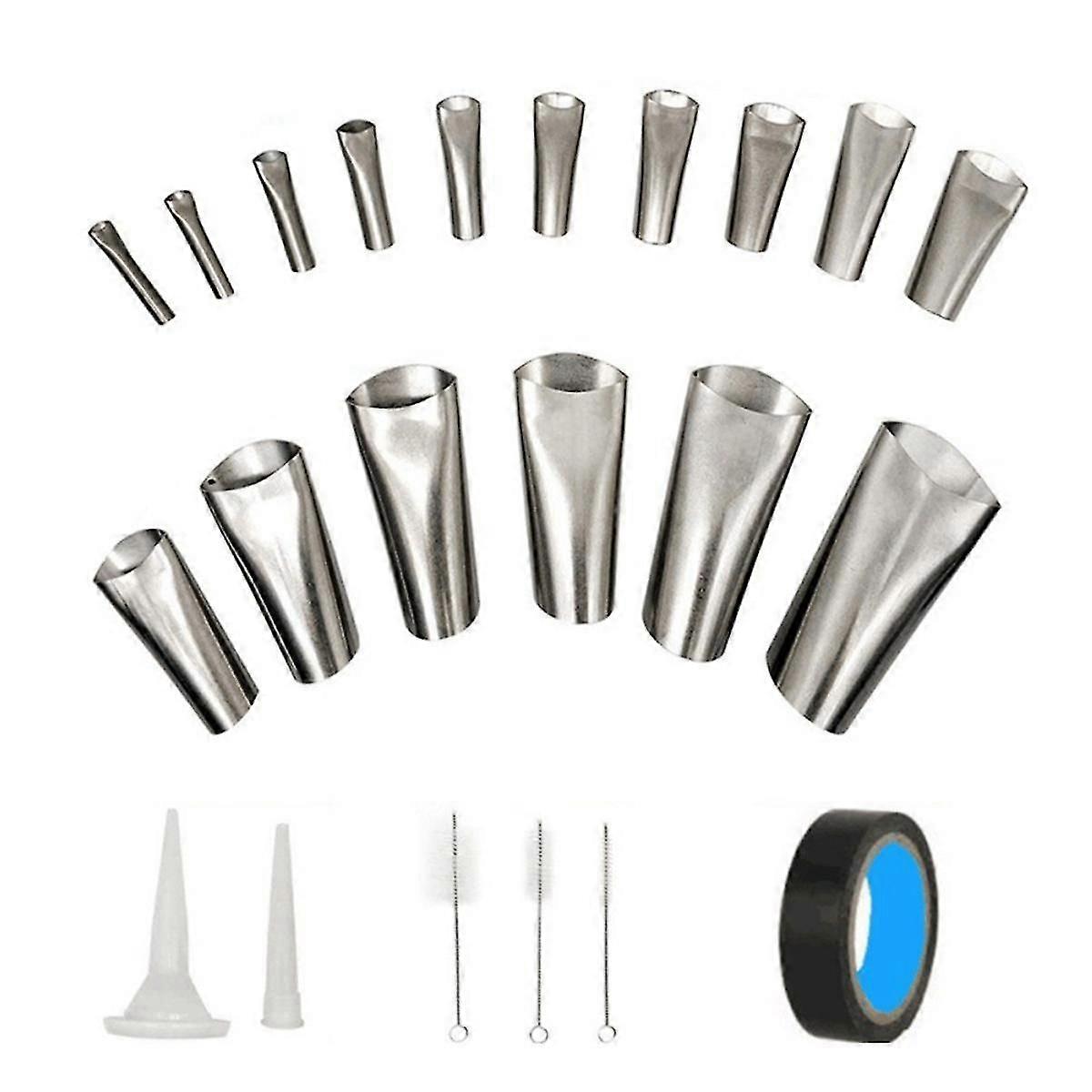 22Pcs Set of Beautiful Seam Nozzle is Coated with Stainless Steel Sealant for Water Joint of Kitche