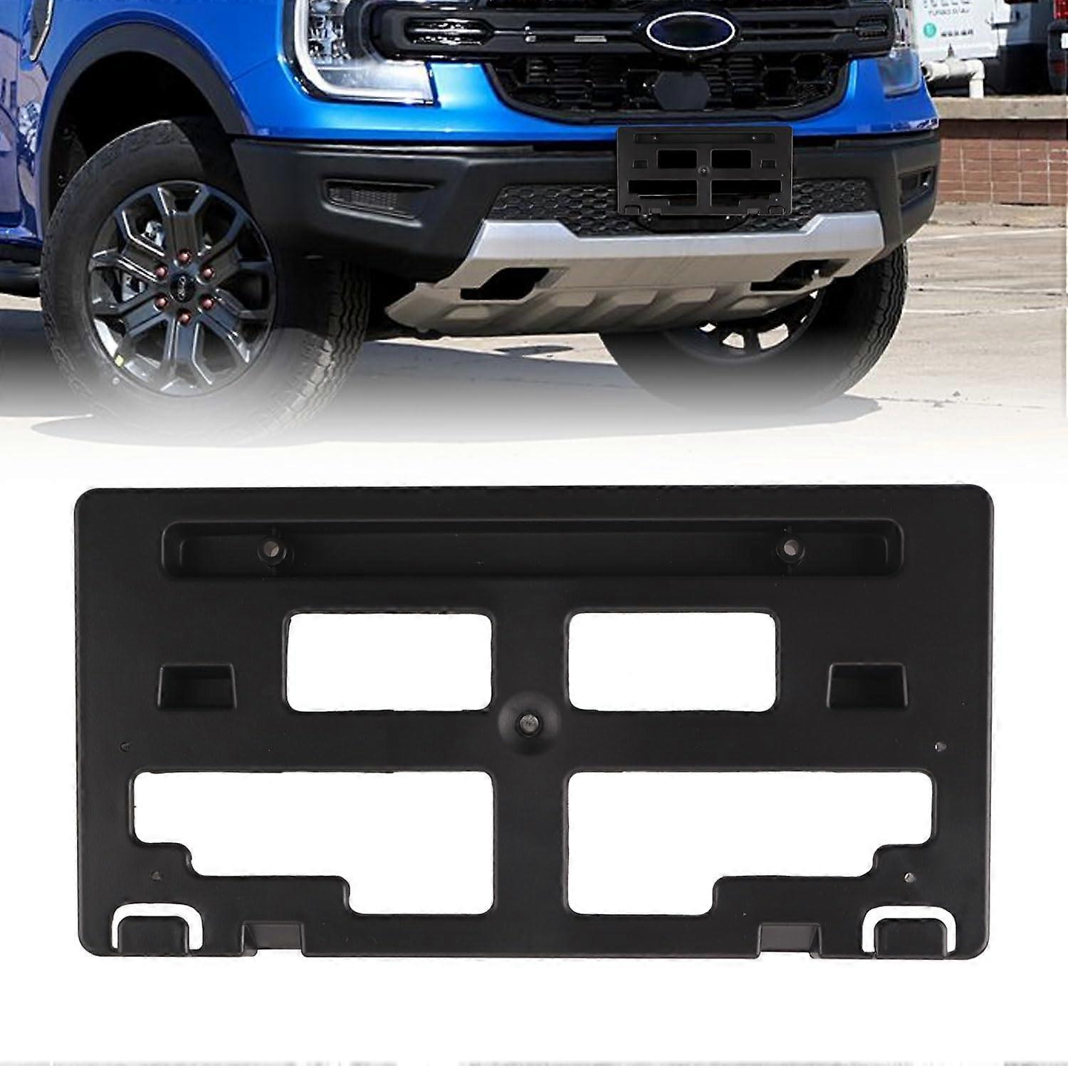 License Plate Frame For Ranger 2019-2023 Front Bumper License Plate Bracket Holder Replaces KB3Z17A385A FO1068176