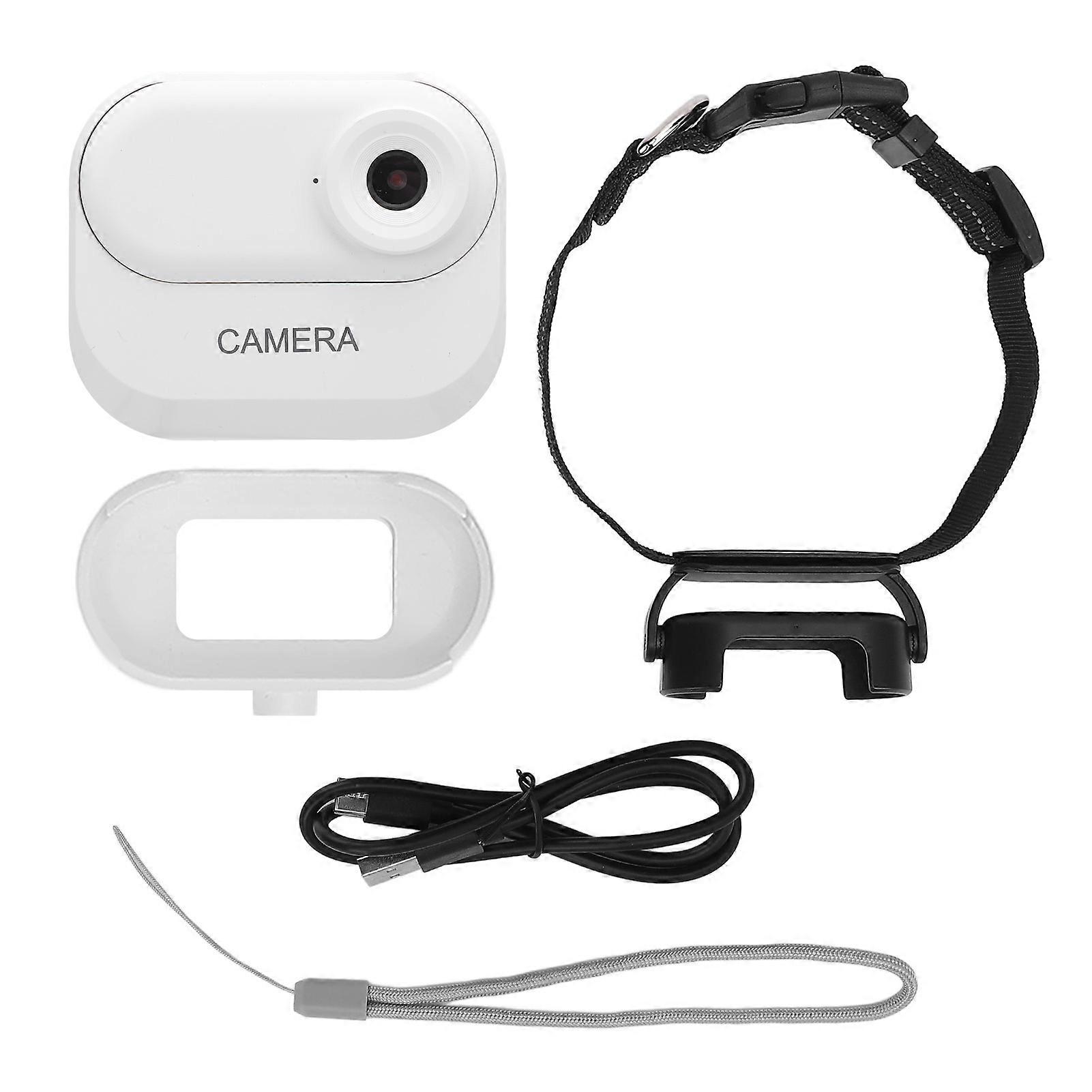 1080P HD Pet Action Camera with Collar | Wide Angle, Long Battery, Easy Mounting