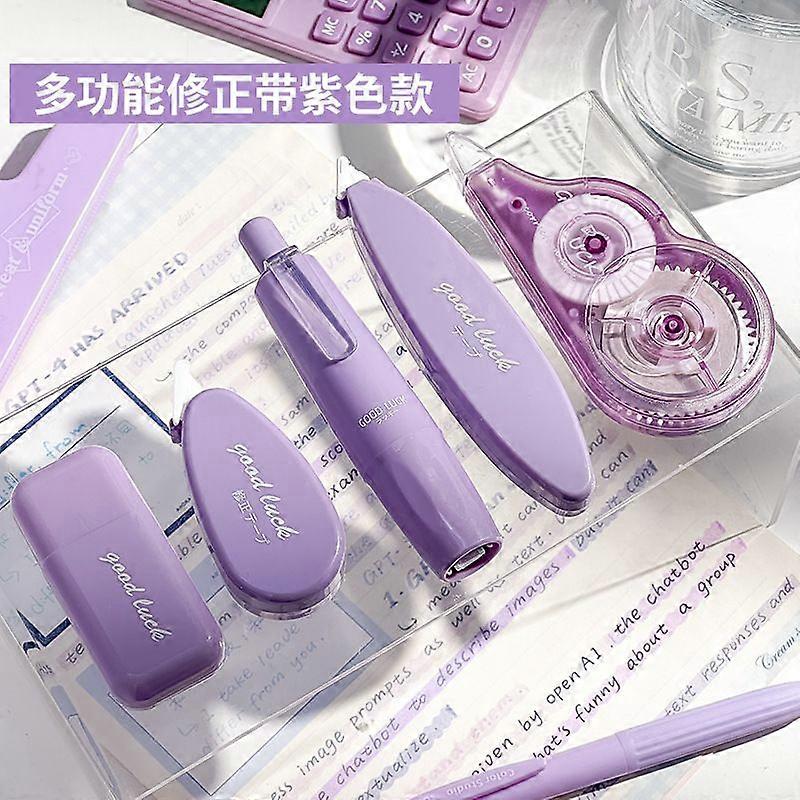 5pcs Correction Tape Portable White Out Tape Easy To Use Applicator Instant Correction Supplies for Students Teachers Office Workers