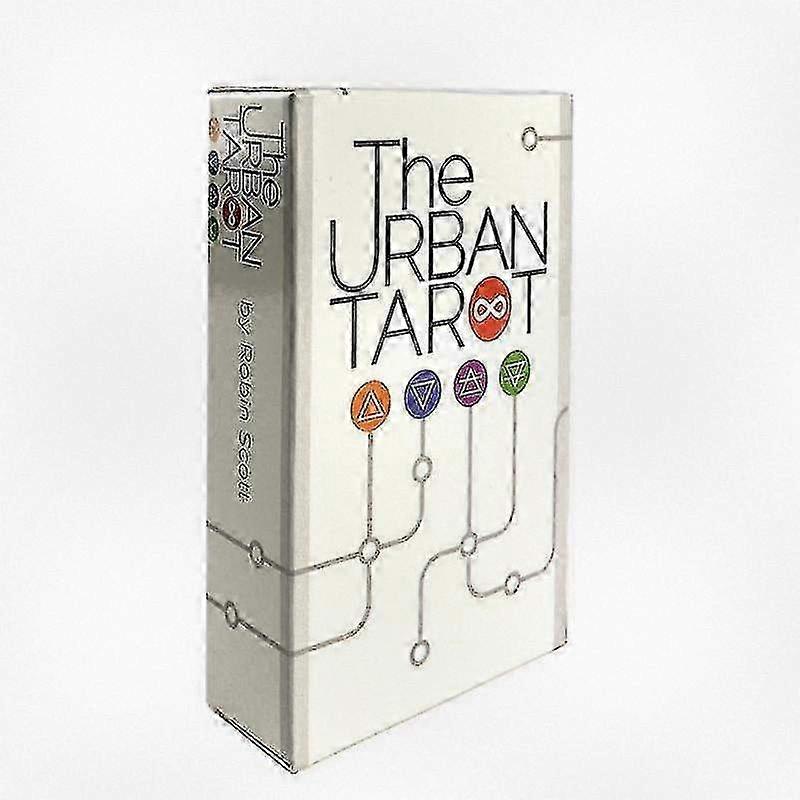 Urban Tarot Card Deck Inspired by Good Fairy Angels, 78 Card Divination Game with Guidebook for Enhanced Intuition and Vision