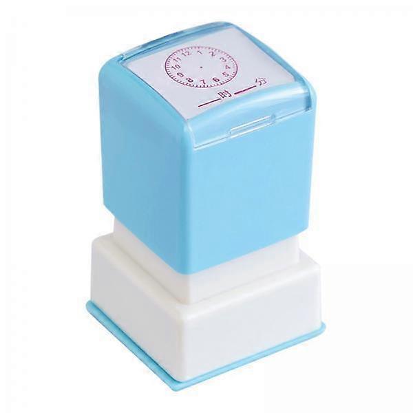 2x Clock Stamp Toy Stationery Portable Educational Multipurpose Teaching Tools