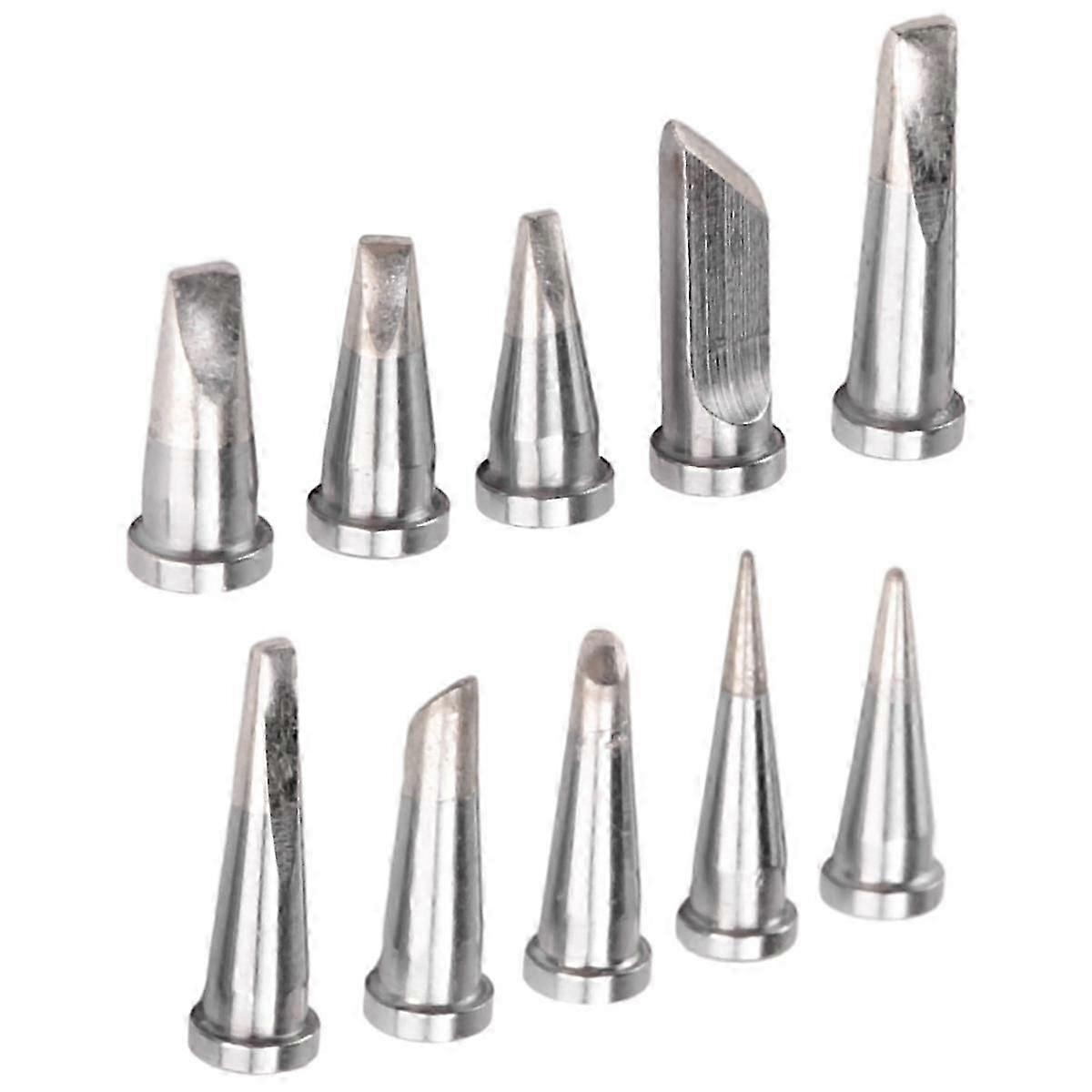 10pcs Durable Soldering Tip Set For Weller WSD81 WD1000 WSP80 WP80 LT Soldering Station