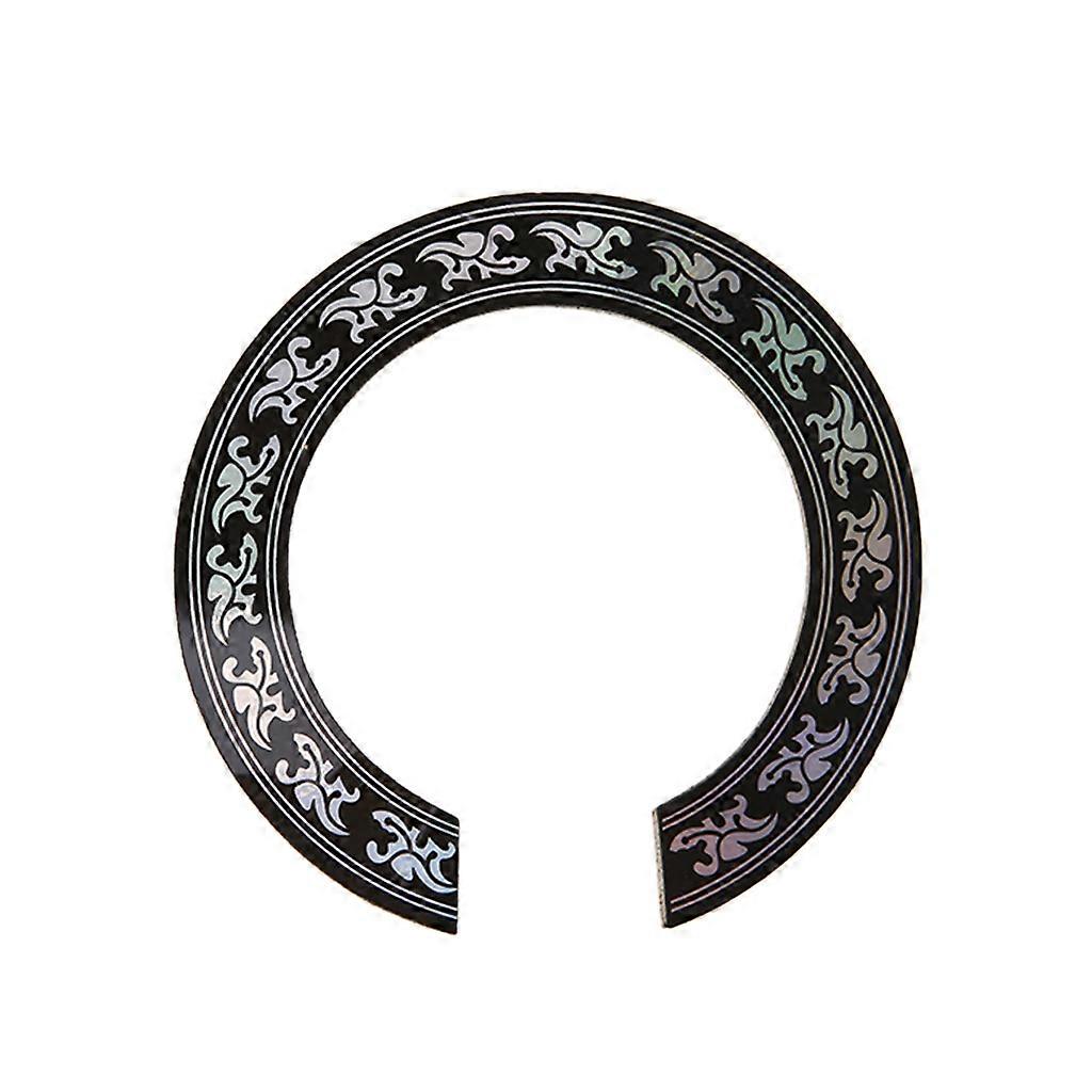 Incrustation de rosette de rosace de cercle de PVC dur pour 38 39 pouces de décalcomanie de guitares acoustiques