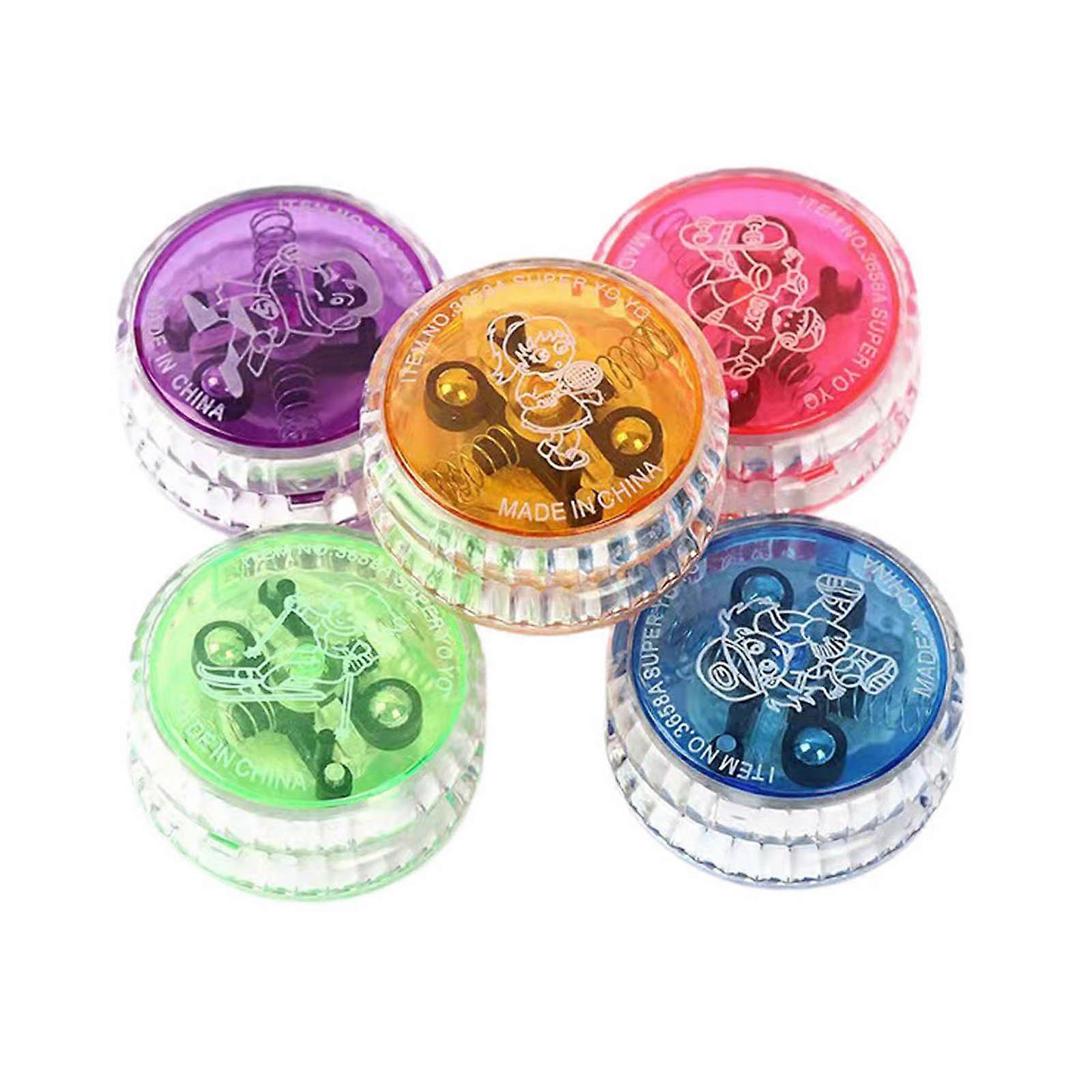 Yo Yo Toy LED που αναβοσβήνει Yo Yo Ball Color Ποικιλία παιχνιδιών Yo-yo για μικρό παιδί υψηλής απόκρισης Yo Yo Ball Street Vendor Toy