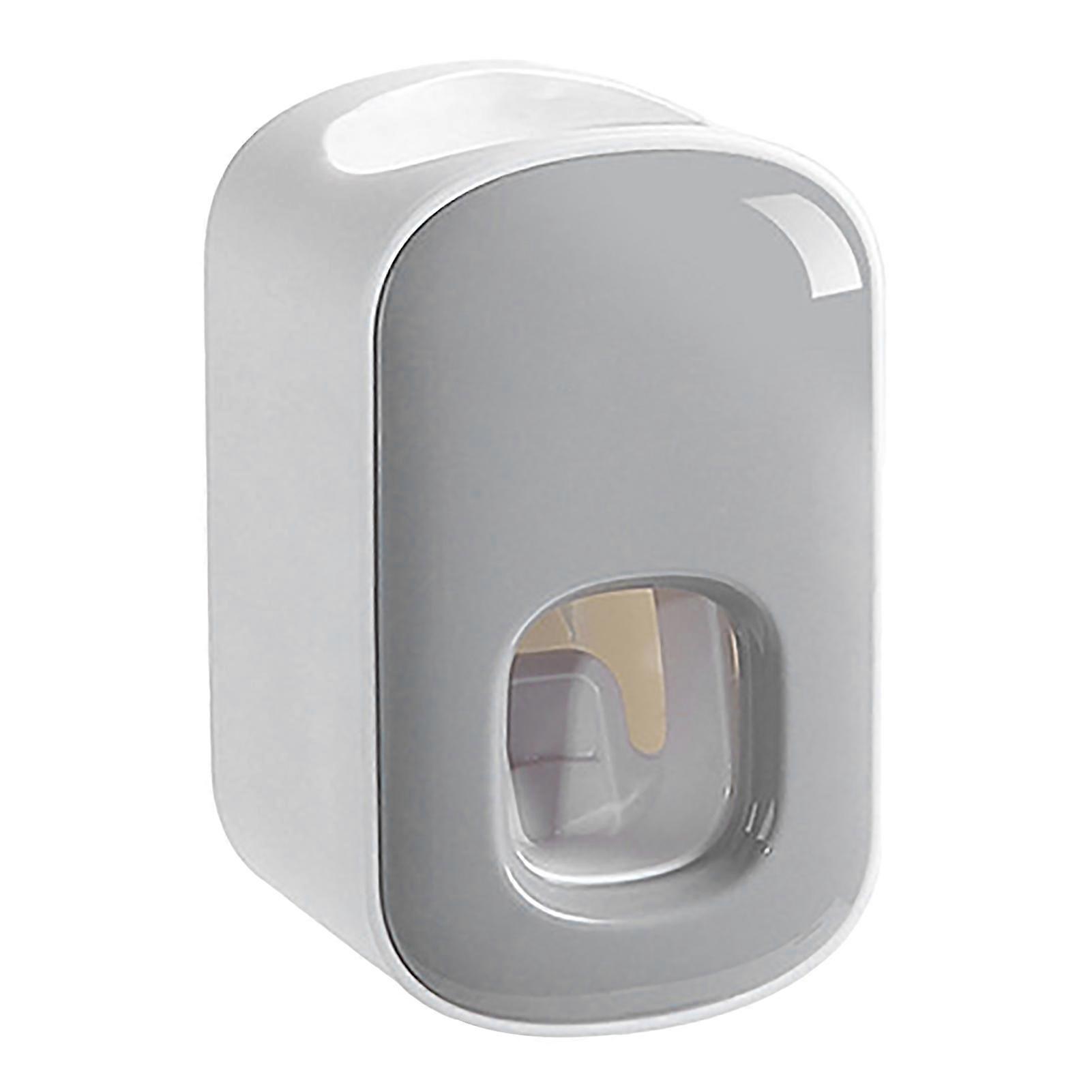 Automatic Toothpaste Dispenser Wall Mounted Toothpaste Squeezer for Household Bathroom Gray 