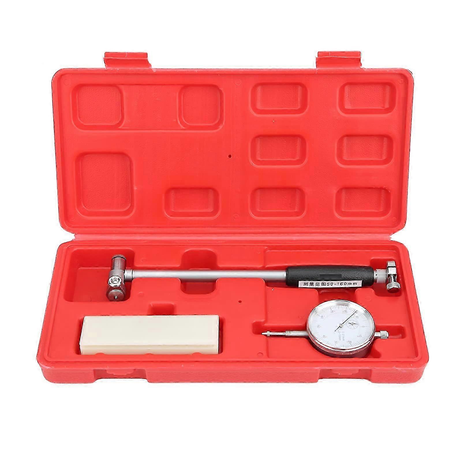 2025 Dial Bore Gauge, Metal 50 to 160 MM Inside Diameter Scale 50160mm Bore Gauge, Engine Cylinder Dial Bore Gauge Measuring Tool for Engine Cylinders
