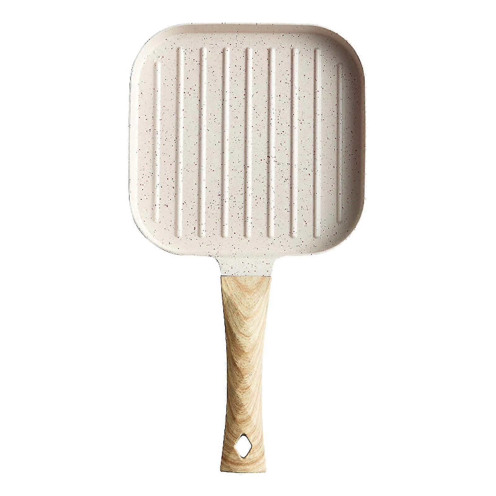 7-Inch Aluminium Alloy Nonstick Grill Pan for Campers and Indoor Chefs - Ideal for Frying and Baking with Comfortable Bakelite Handle