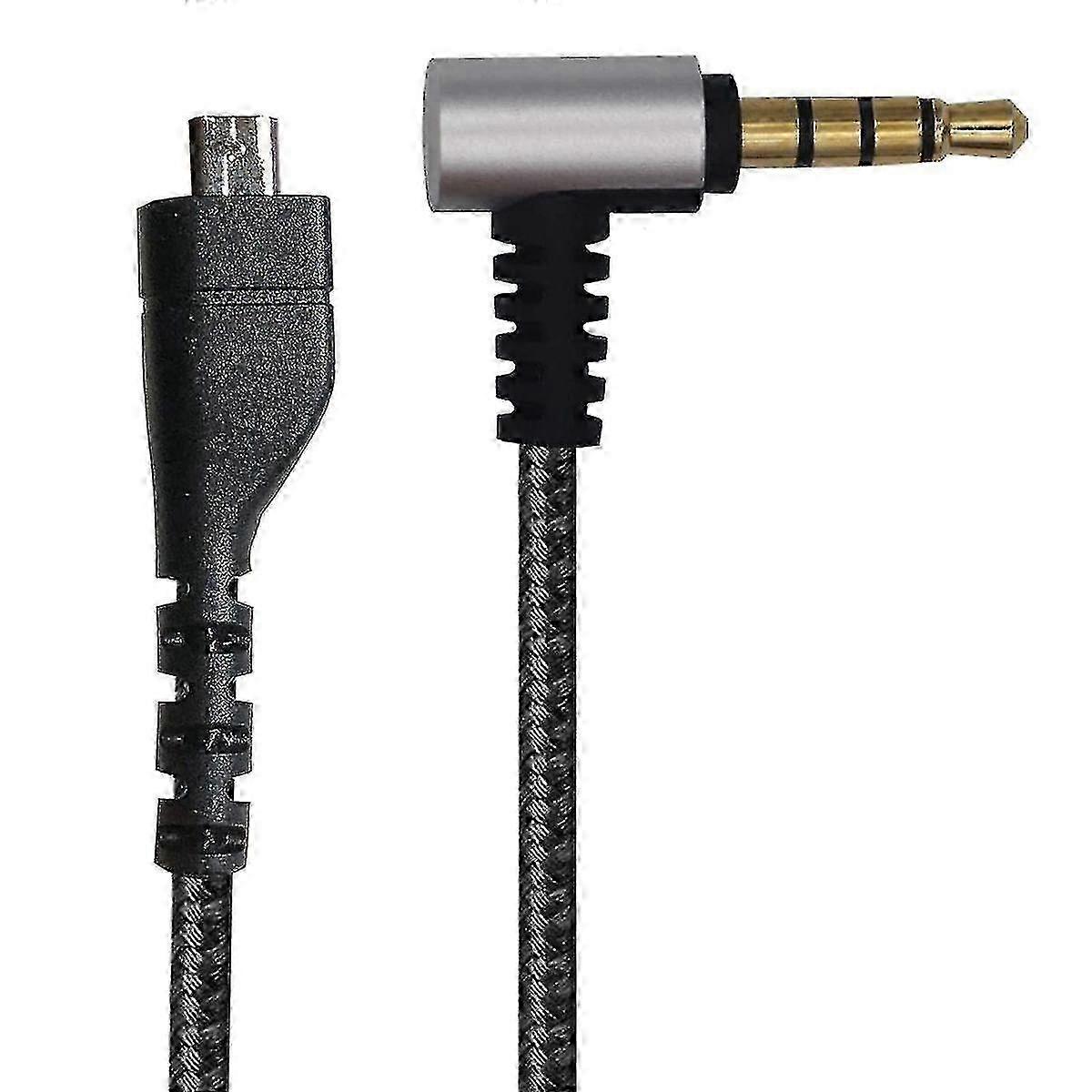 Câble stéréo flexible pour Steelseries Arctis 3/5/7 Pro - Noir/Argent