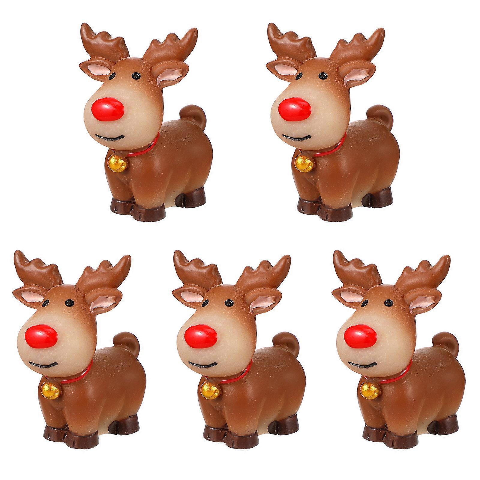Adorable Elk Ornament, Functional Resin Art for Seasonal Holiday Appeal