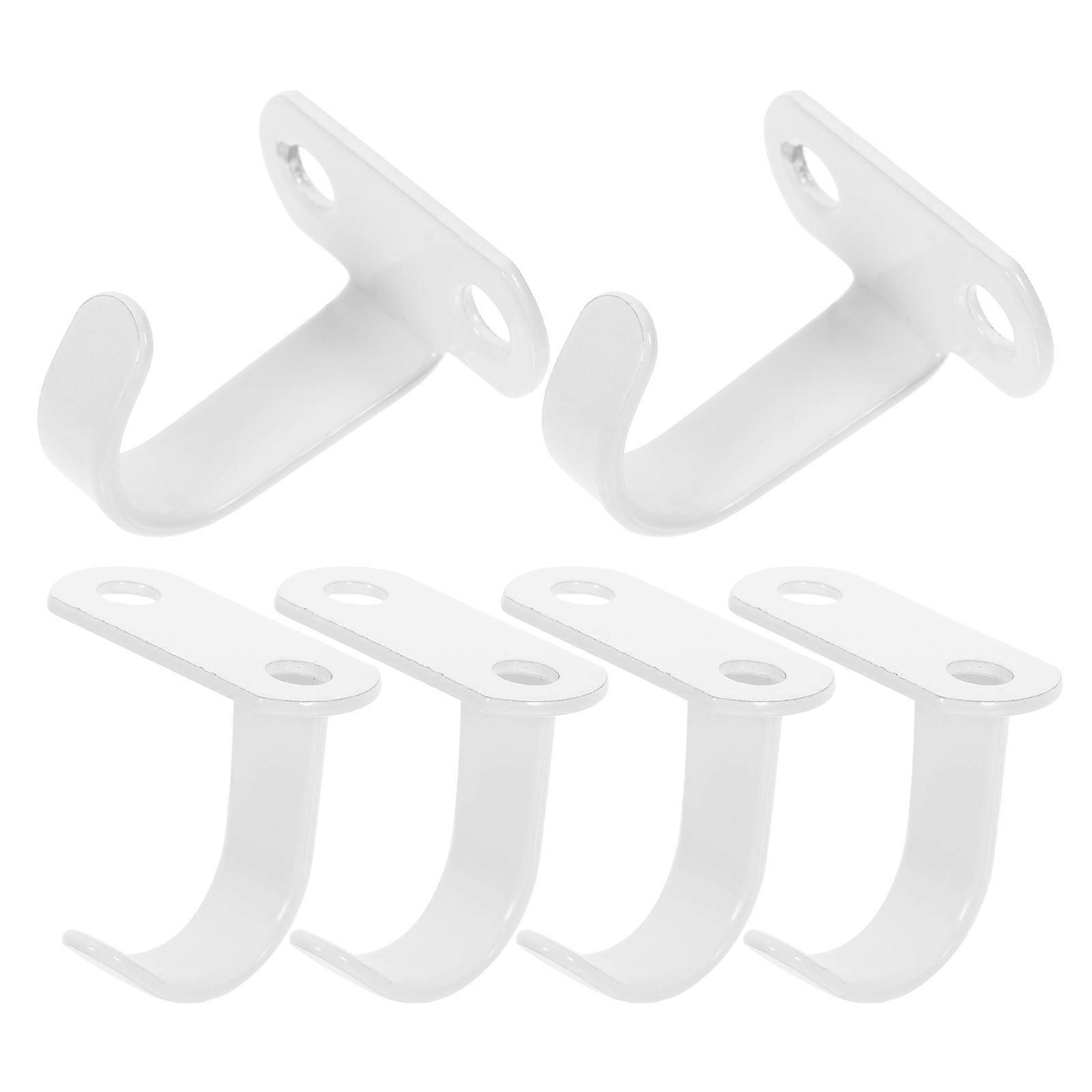 6pcs Heavy Duty Ceiling Hooks for Home Use – Easy Installation Indoor Outdoor Hooks for Towels, Coats, and Planters