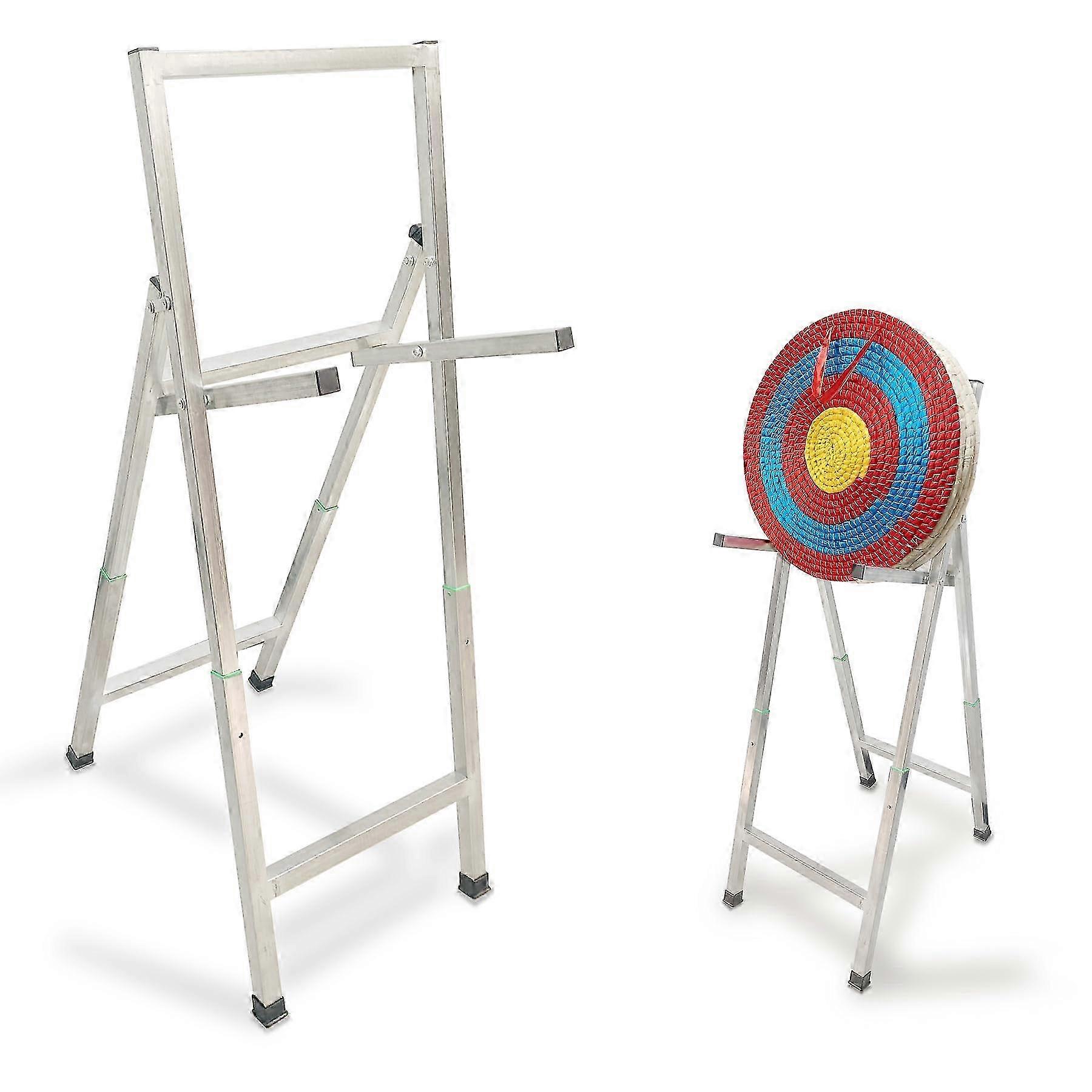 Sturdy Archery Target Stand for Indoor and Outdoor Shooting Practice with EVA Bag and Straw Target