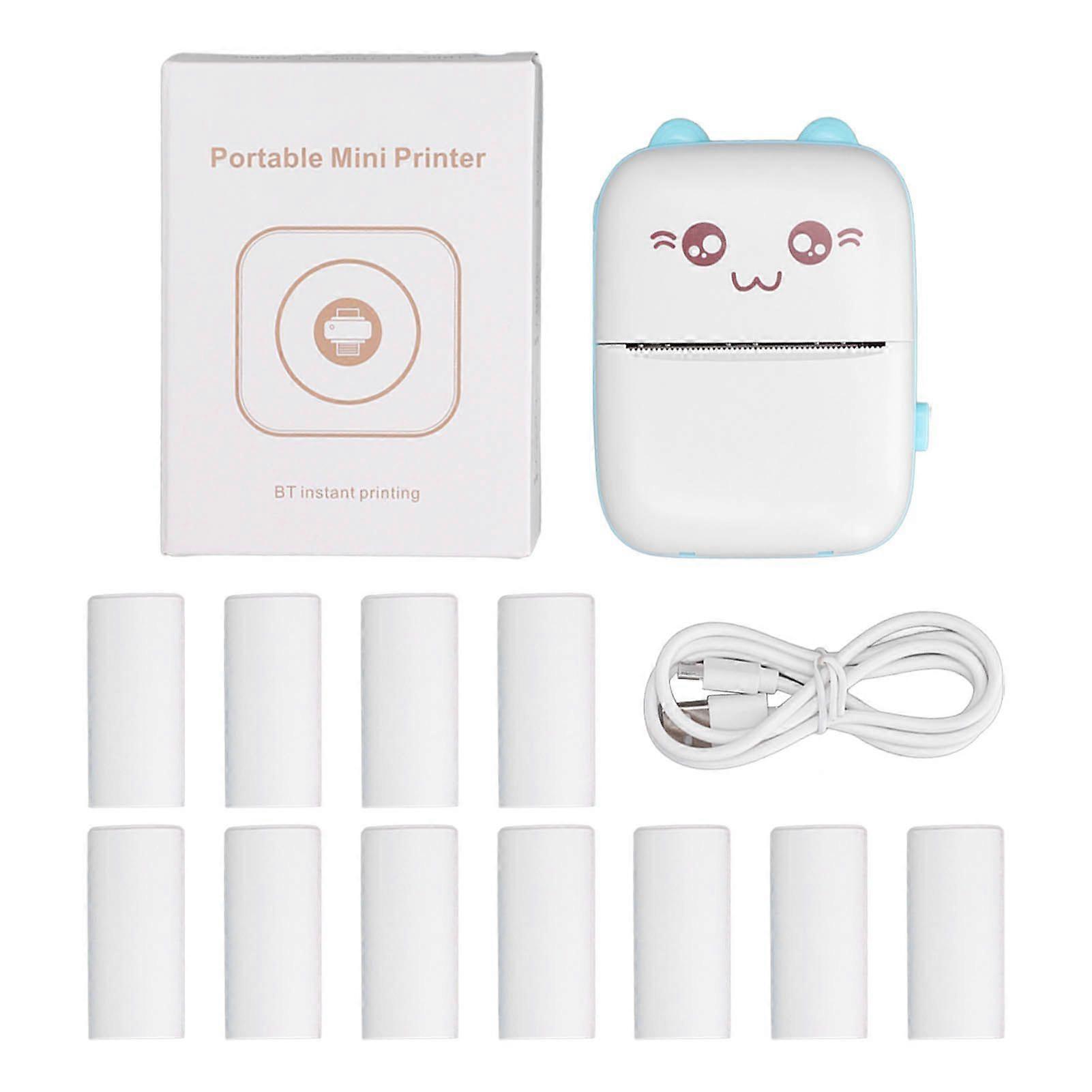 2025 Latest Model  Thermal Printer USB Charging 200dpi Resolution Bluetooth