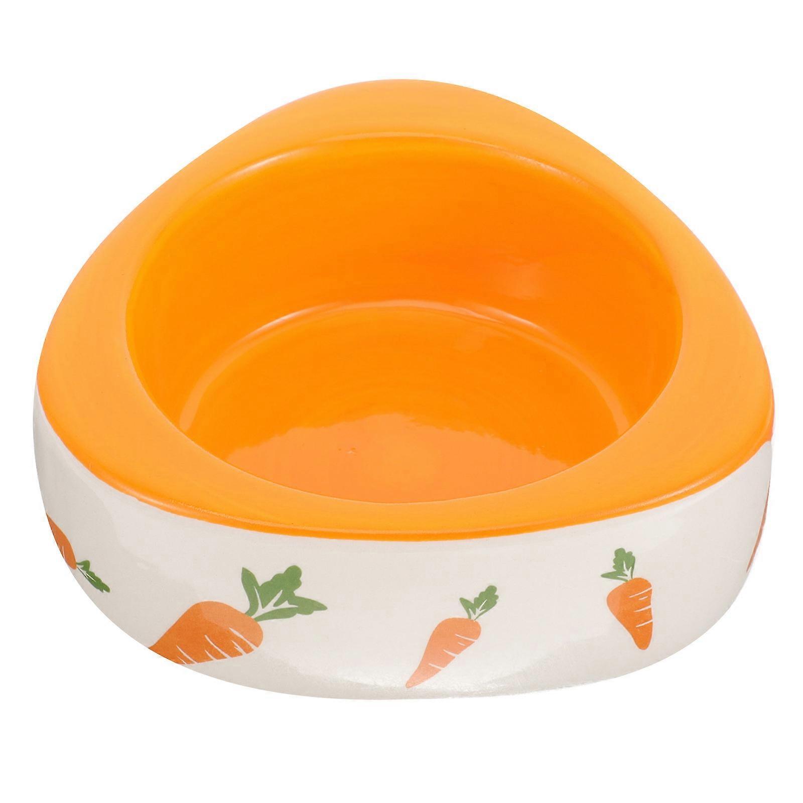 Ceramic Food Bowl for Small Pets, Non Slip Guinea Pig, Hamster, and Rat Feeder